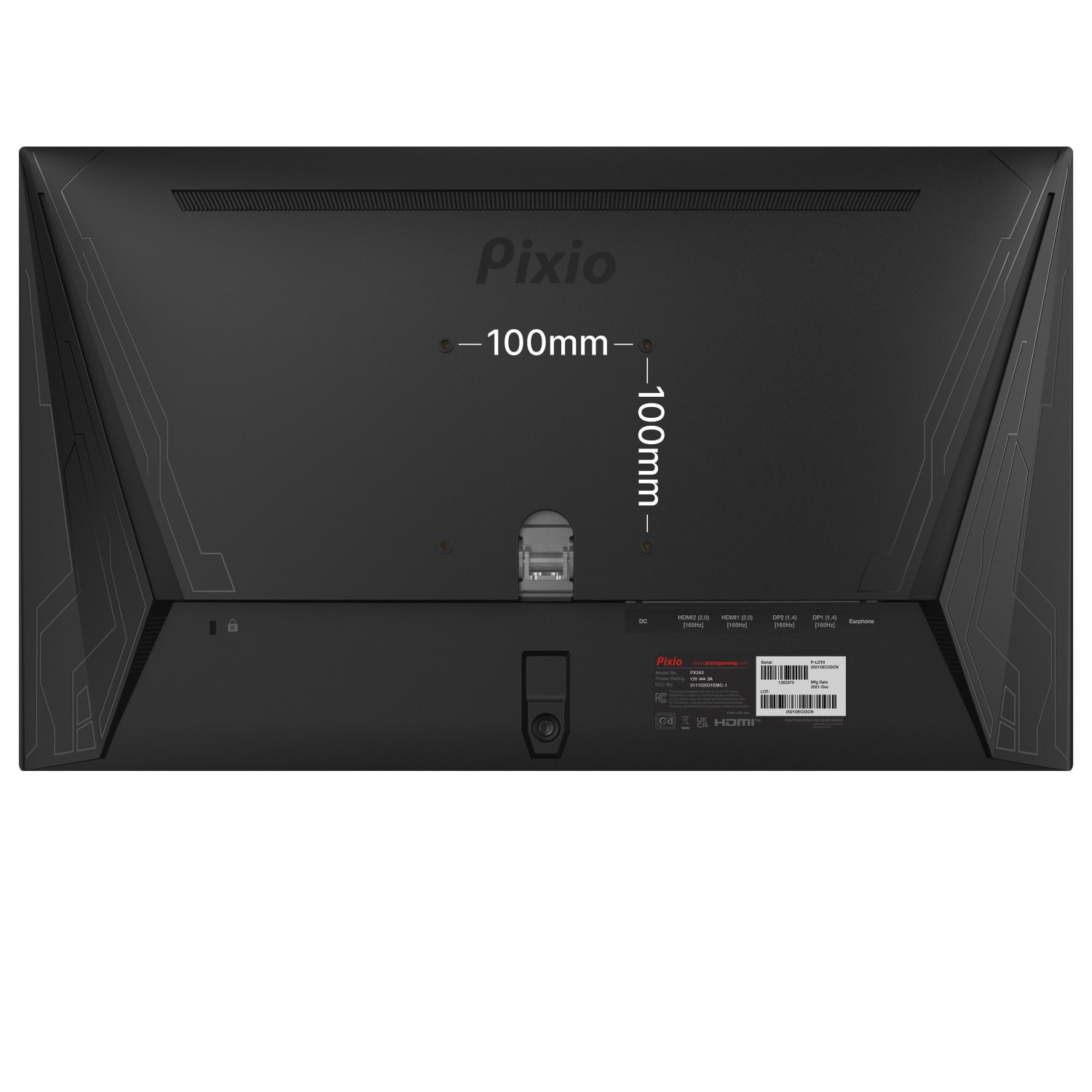Pixio PX243 24in Gaming Monitor, FreeSync - Image 6