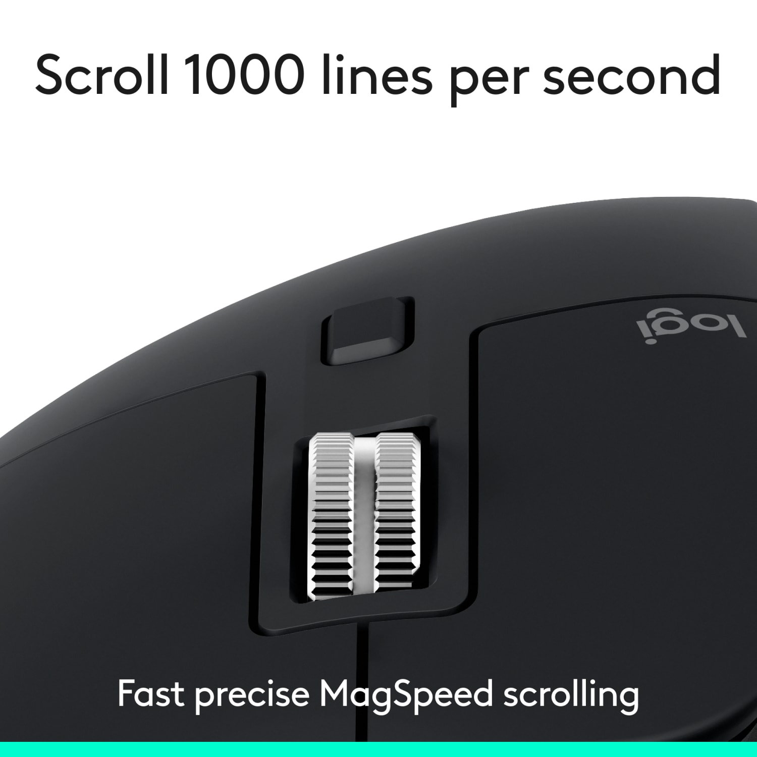 Logitech MX Master 3S Performance Wireless Mouse with Ultra-fast Scrolling, Bluetooth, Black, 910007500 - Image 4