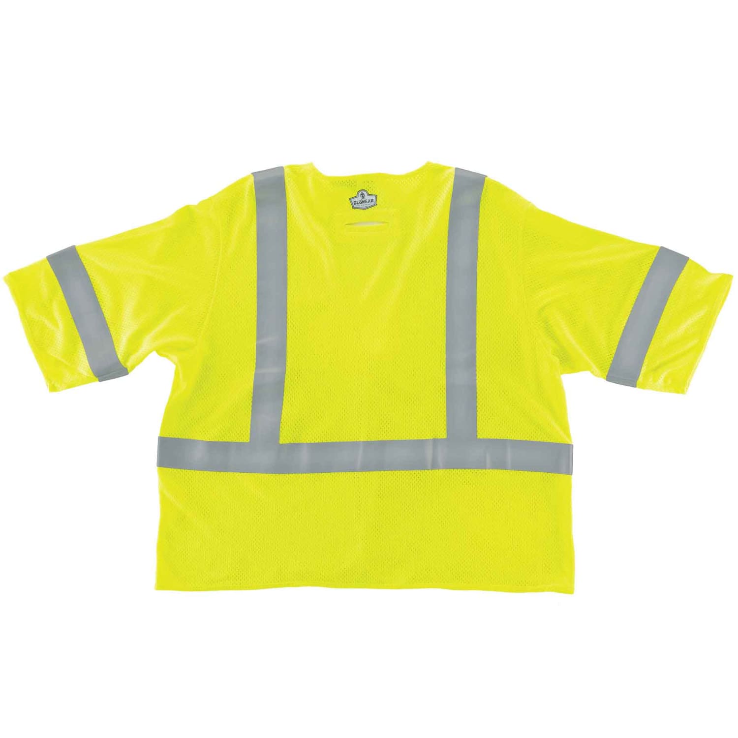 Ergodyne GloWear Flame-Resistant Hi-Vis Safety Vest, Type-R Class 3, XX-Large/3X Lime - Image 4
