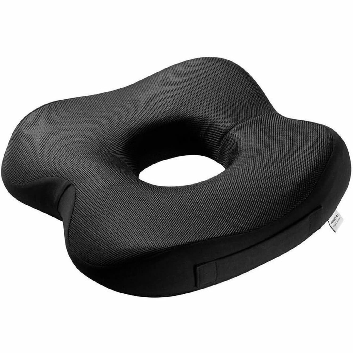 Mount it Ergo Collection Ergonomic Seat Cushion 3 316inH x 14 716inW x 18 12inD Black PopularChairscom