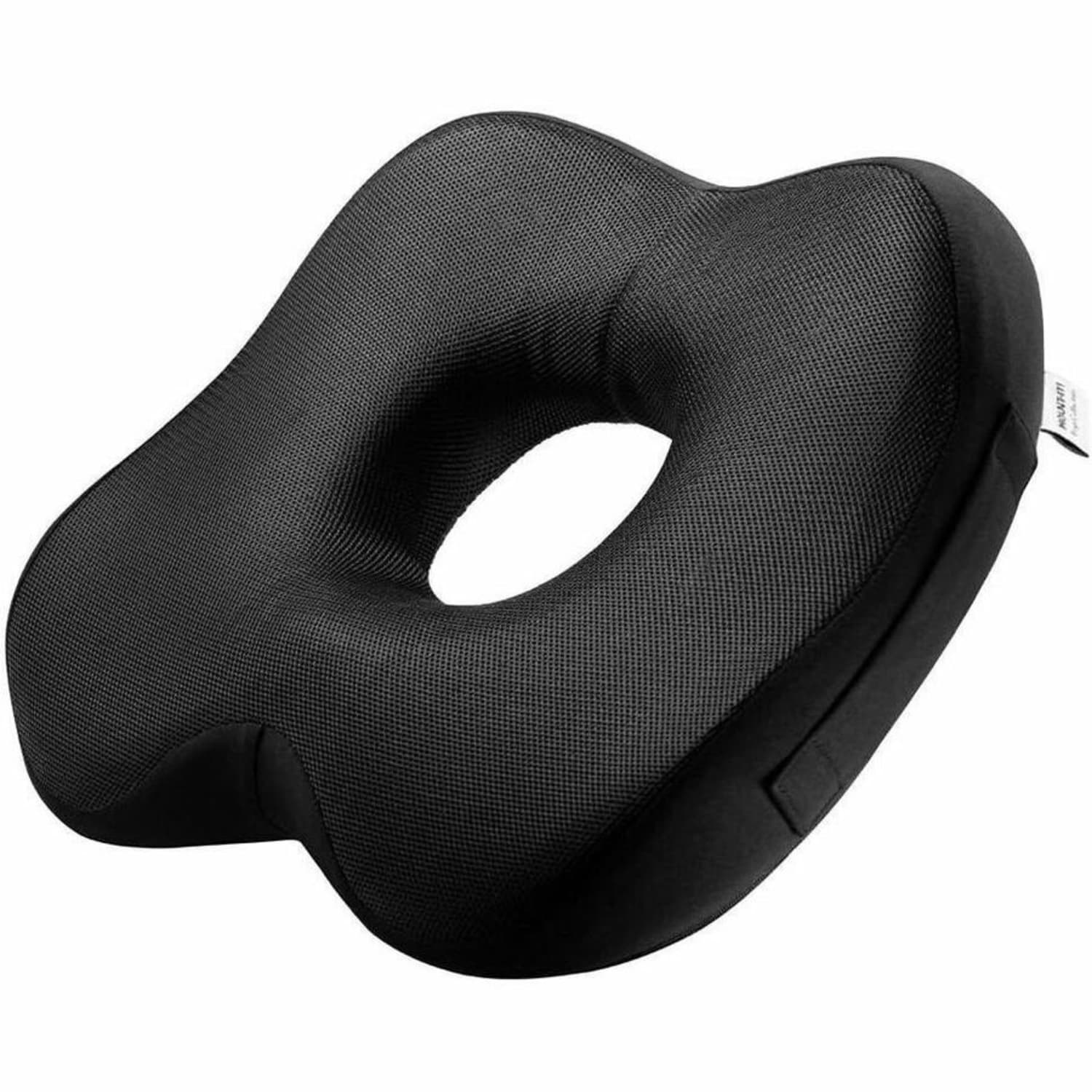 Mount it Ergo Collection Ergonomic Seat Cushion 3 316inH x 14 716inW x 18 12inD Black PopularChairscom