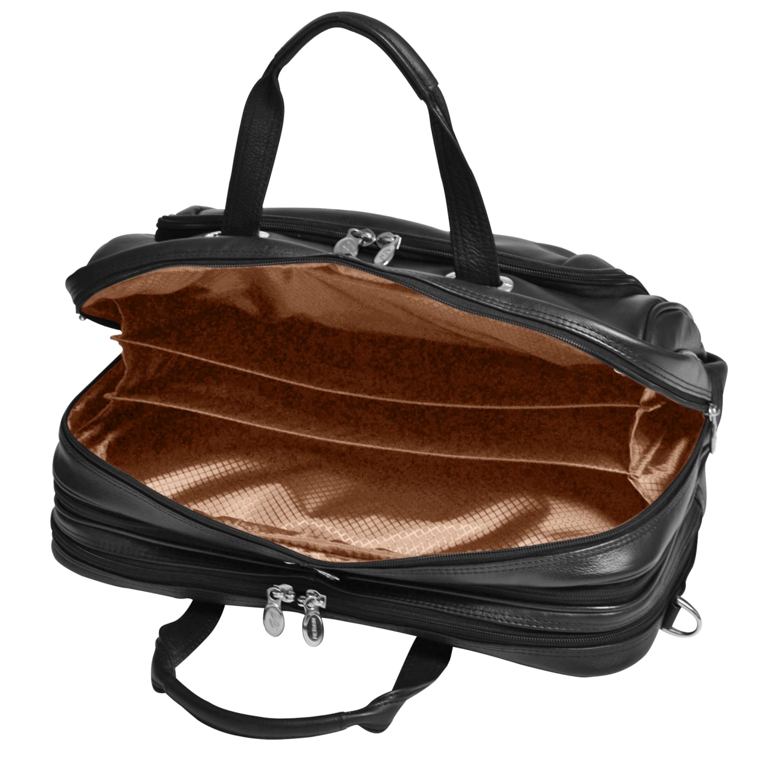 McKlein West Loop Leather Briefcase, Black - Image 5