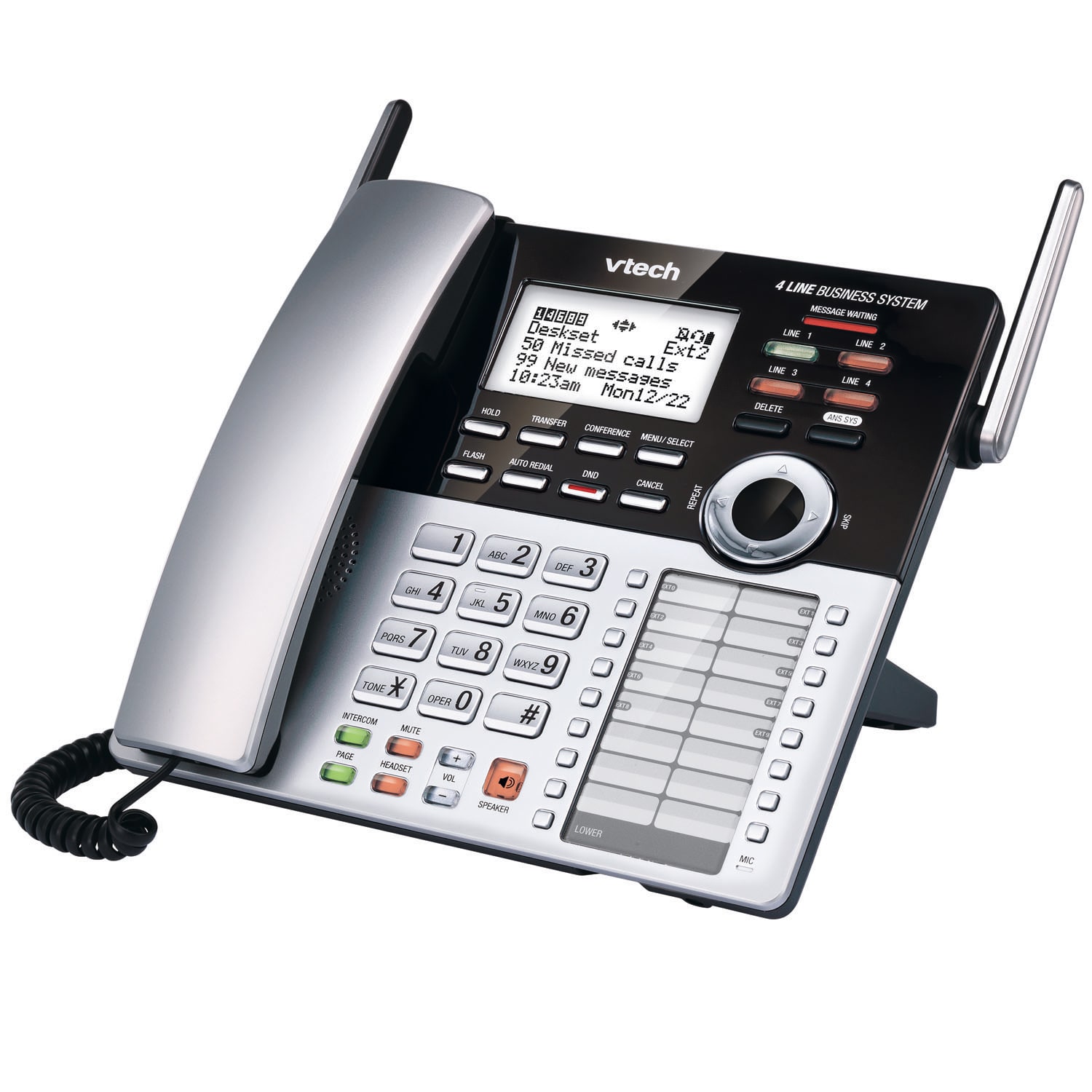 VTech DECT 6.0 Expansion Deskset For VTech Small Business Main Console, CM18245 - Image 4