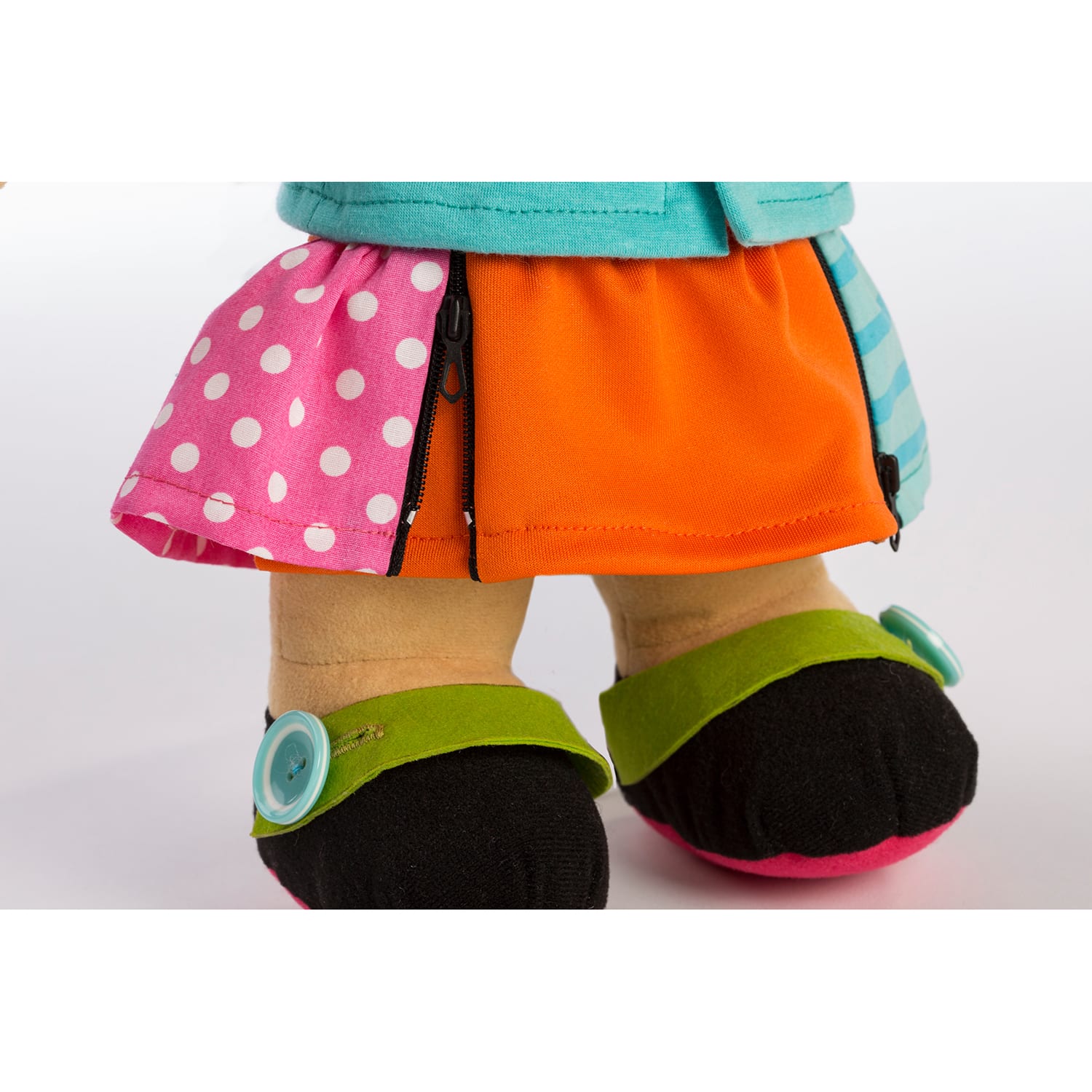 Miniland Educational Multicultural Fastening Doll, Asian Girl, Pre-K To 1 - Image 4