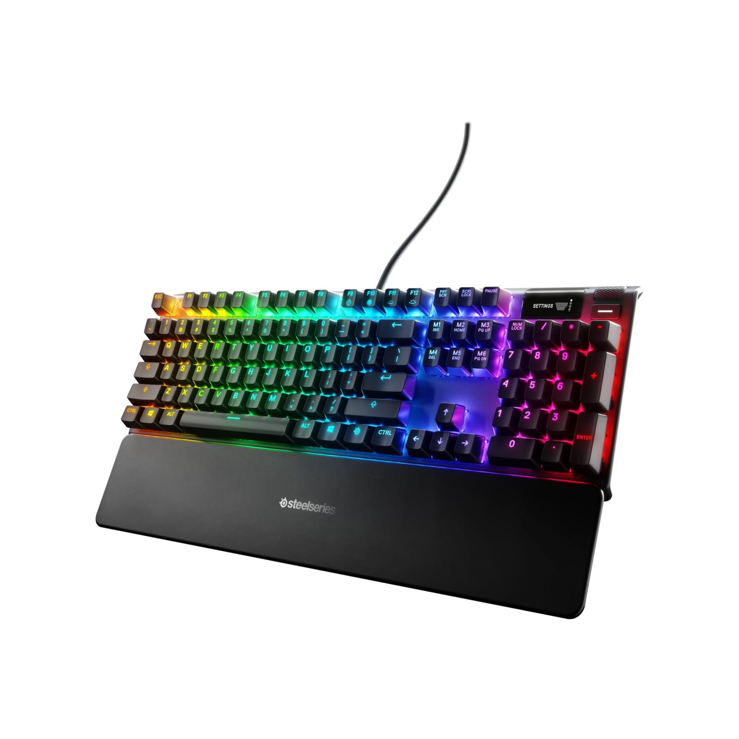 SteelSeries Apex 7 - Keyboard - with display - backlit - USB - QWERTY - key switch: red - Image 3