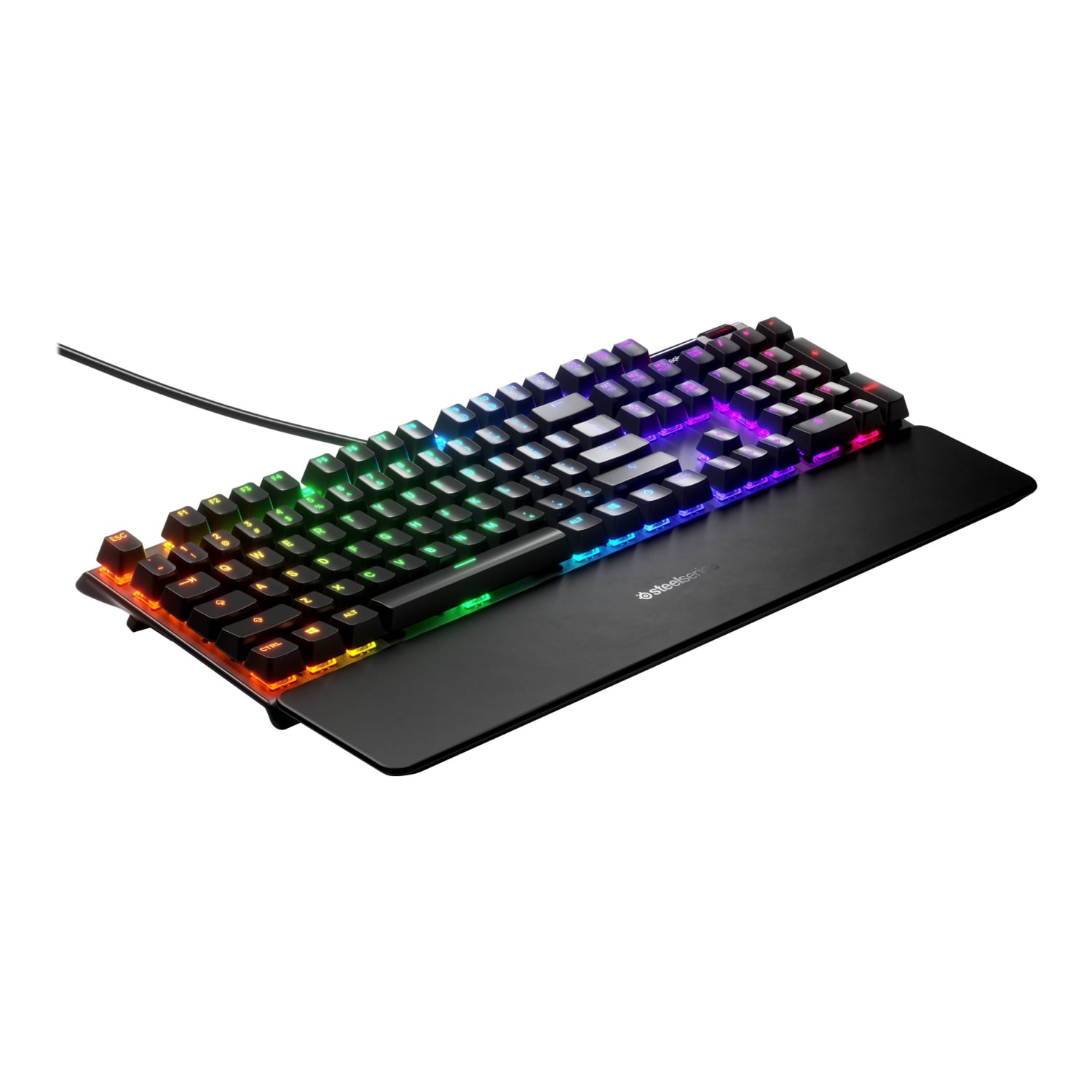 SteelSeries Apex 7 - Keyboard - with display - backlit - USB - QWERTY - key switch: red - Image 4