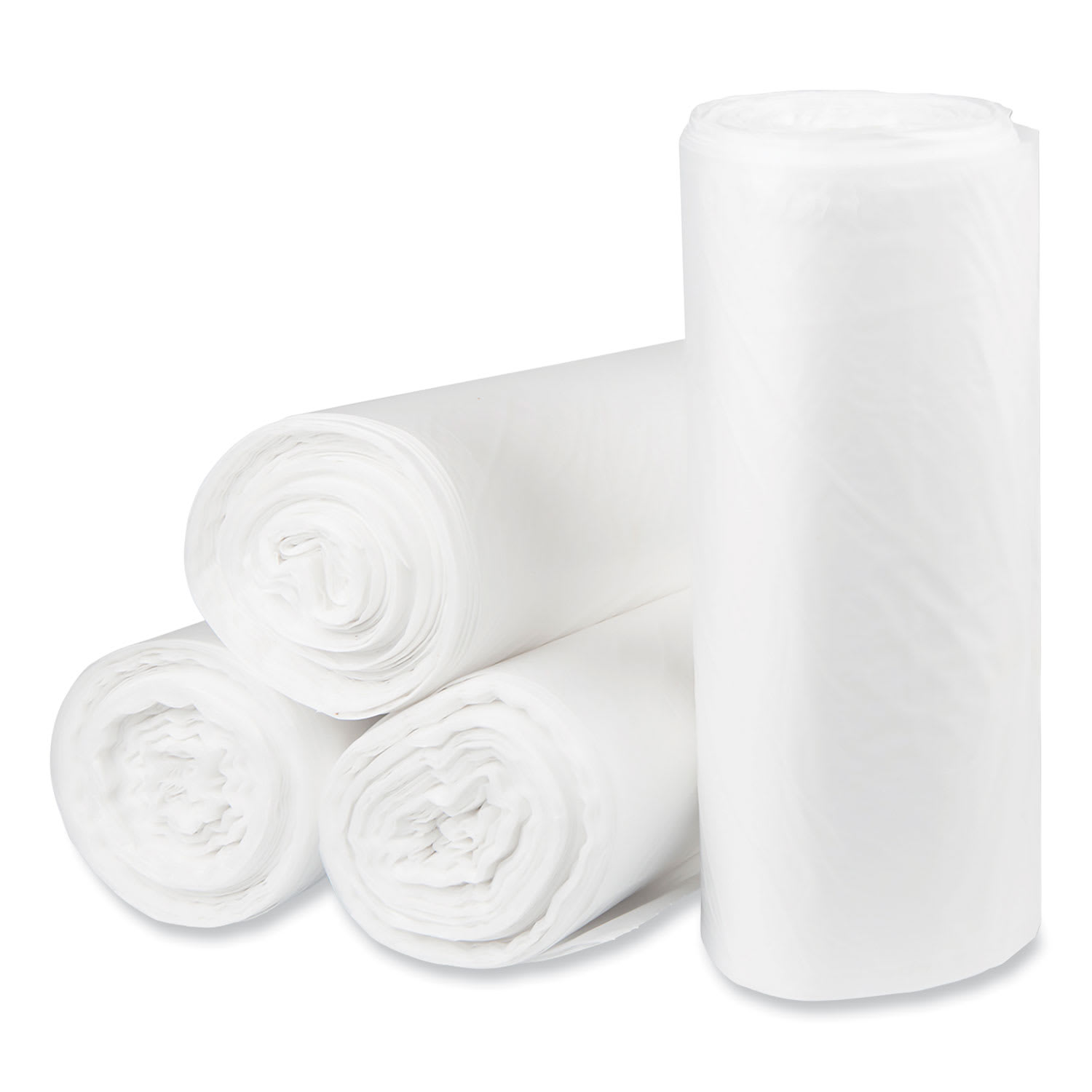 Pitt Plastics Eco Strong Plus Can Liners, 44 gal, 1.35 mil, 37in x 50in, Natural, Perforated Roll, 100/Carton - Image 5