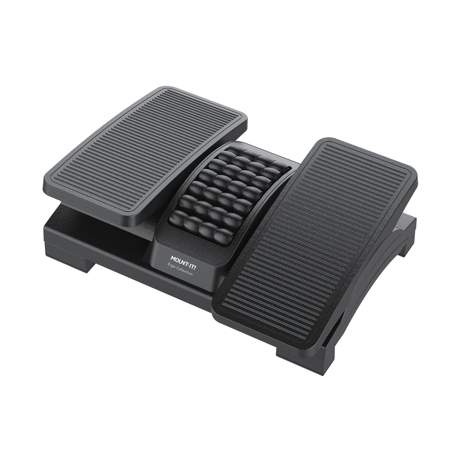 MountIt Dual Pedal Ergonomic Footrest 161316in x 6516in Black PopularChairscom Mount It Dual Pedal Ergonomic Footrest 16 1316in x 6 516in Black PopularChairscom