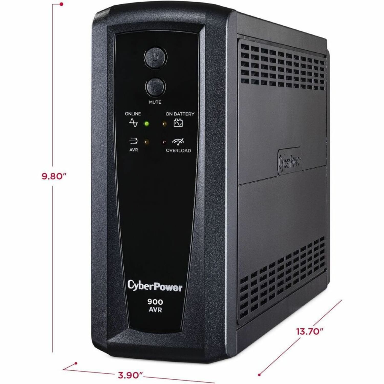CyberPower CP900AVR AVR UPS Systems - 900VA/560W, 120 VAC, NEMA 5-15P, Mini-Tower, 10 Outlets, PowerPanel Personal, $300000 CEG, 3YR Warranty - Image 5