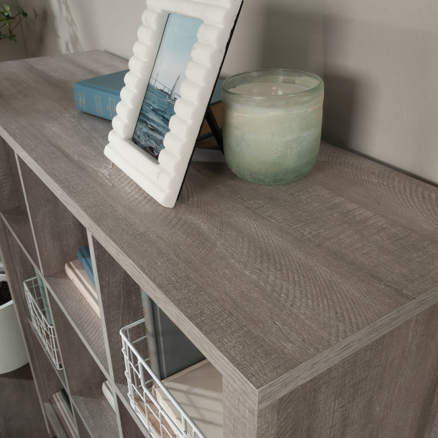 Sauder Select 42inH 9-Cube Cubby Storage, Spring Maple - Image 4