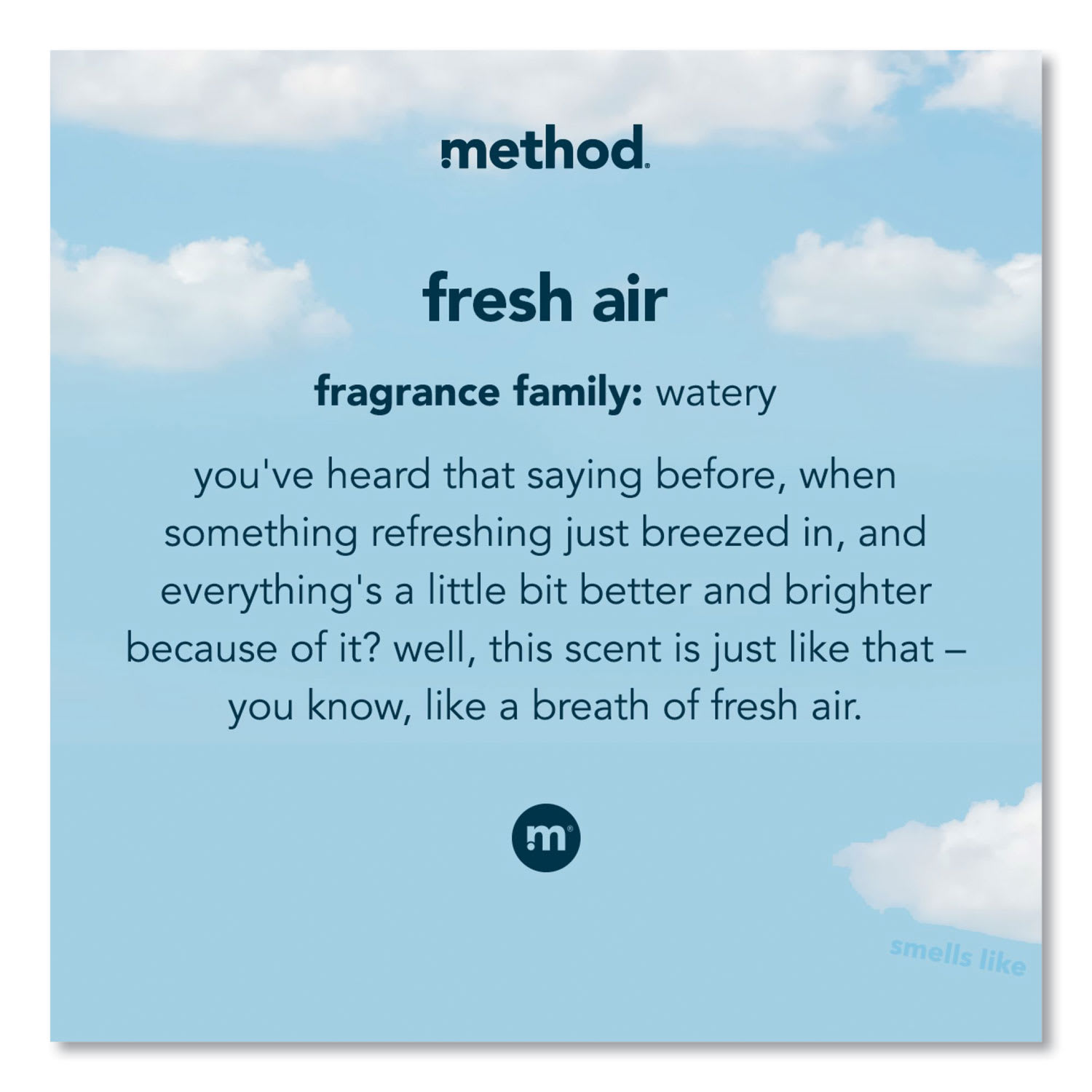 Method Laundry Detergent, Fresh Air Scent, 53.5 oz Bottle, 4/Carton - Image 5