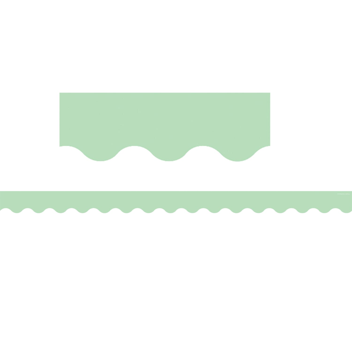 Teacher Created Resources Scalloped Border Trim Packs, 35', Mint Green, Set Of 6 Packs - Image 3