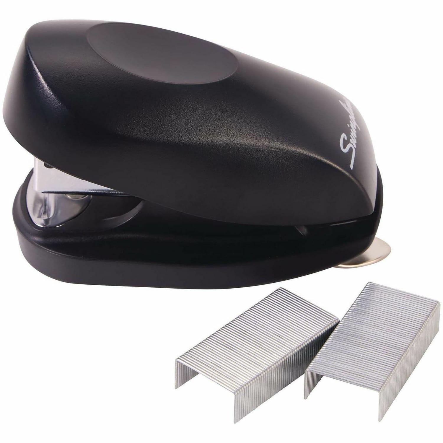 Swingline Tot Stapler, Built-in Staple Remover, 12 Sheets, Black - 12 Sheets Capacity - 50 Staple Capacity - Mini - 1/4in Staple Size - Black - Image 4