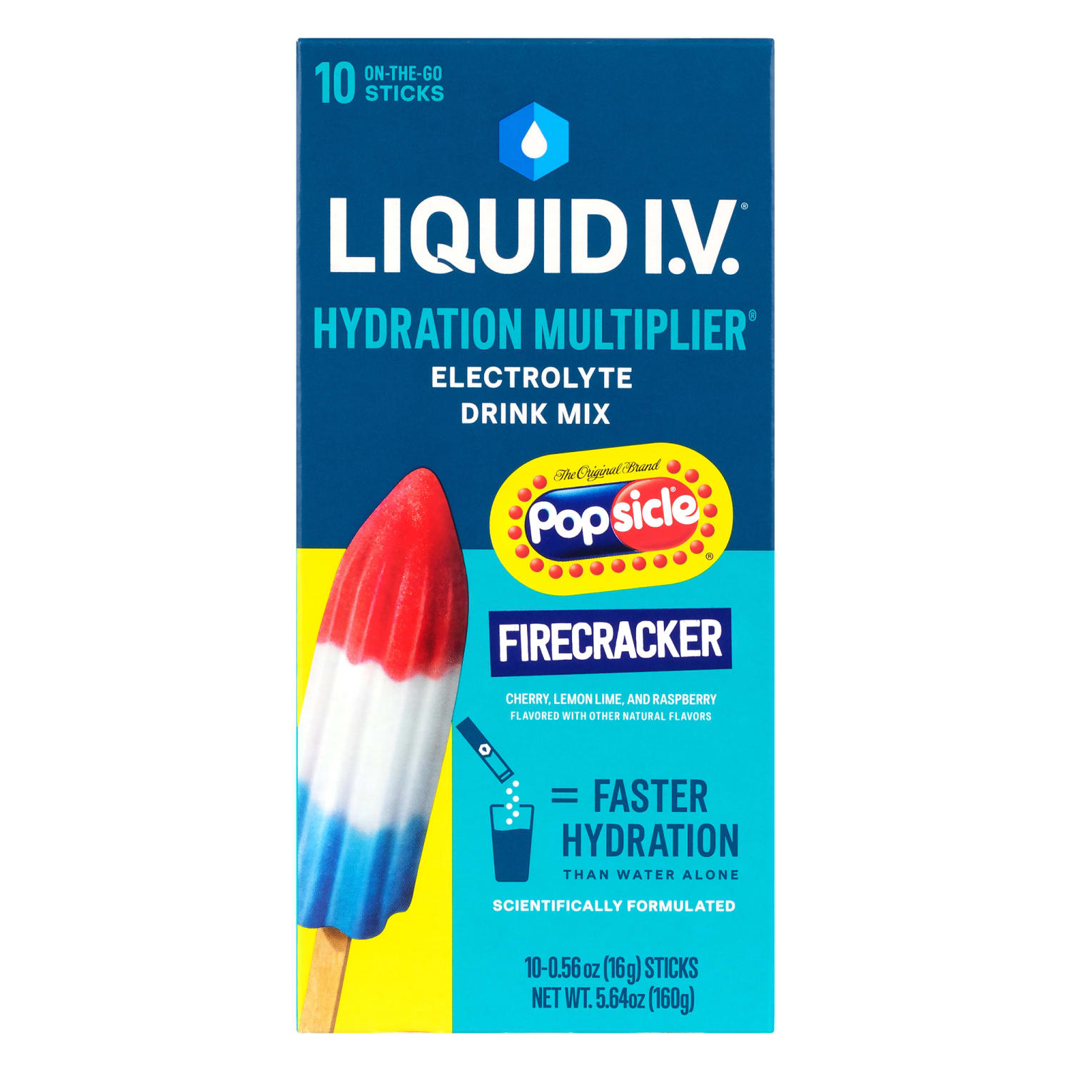 Liquid IV Energy Popsicle Firecracker Drink Mix, 0.56 Oz, Total Qty 10 - Image 5