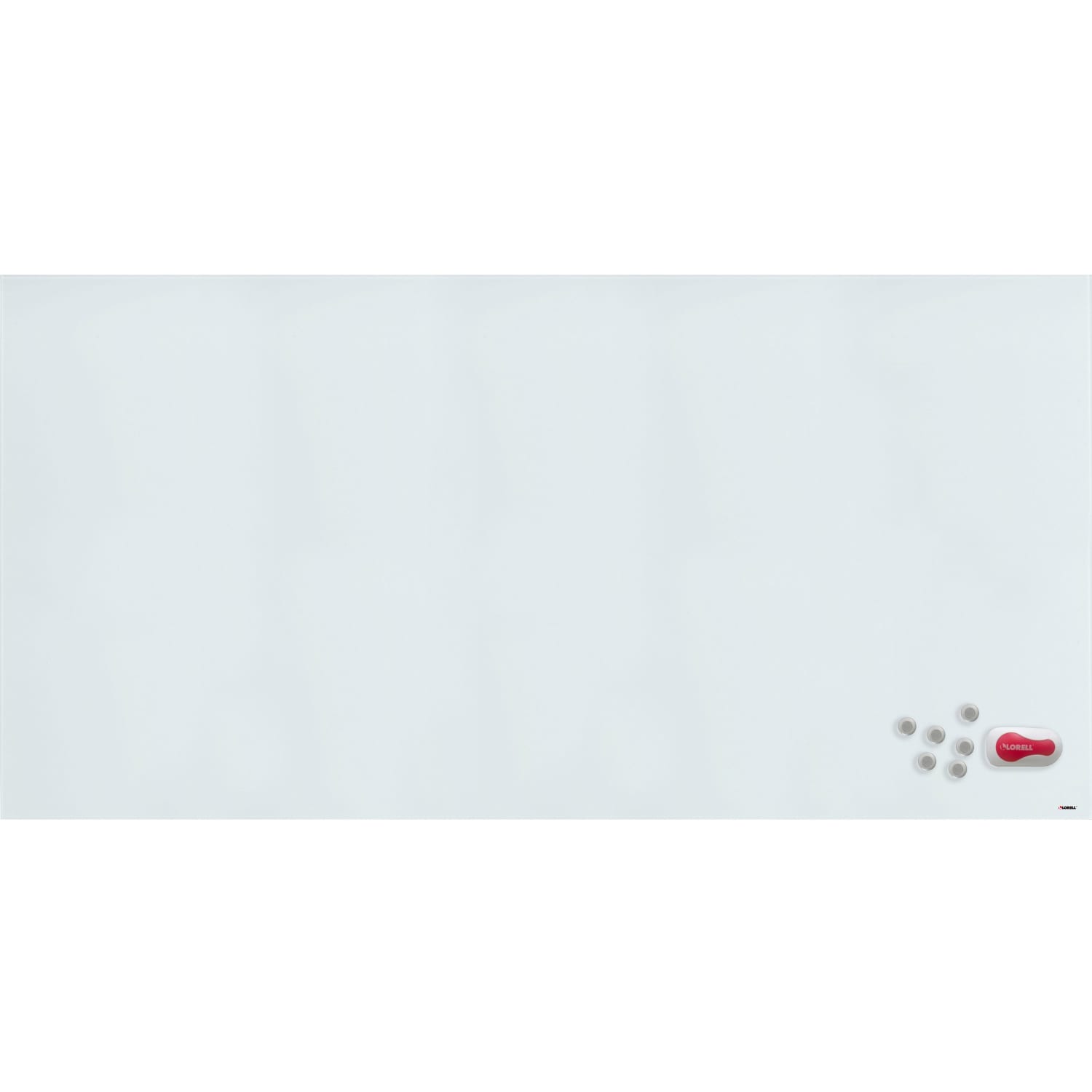 Lorell Magnetic Dry-Erase Whiteboard, 48in x 96in, White Finish Frame - Image 3