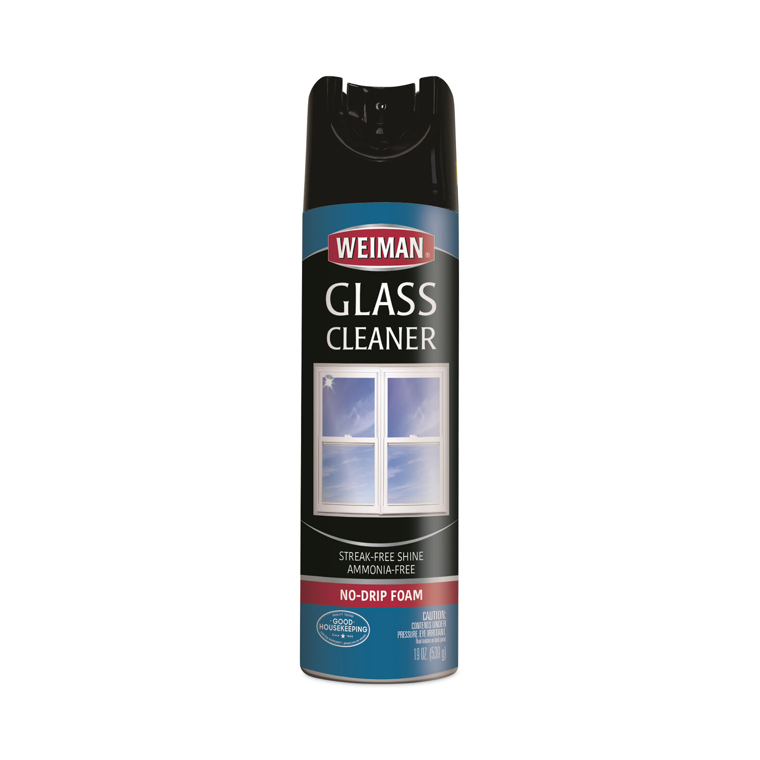 WEIMAN Foaming Glass Cleaner, 19 oz Aerosol Spray Can, 6/Carton - Image 3