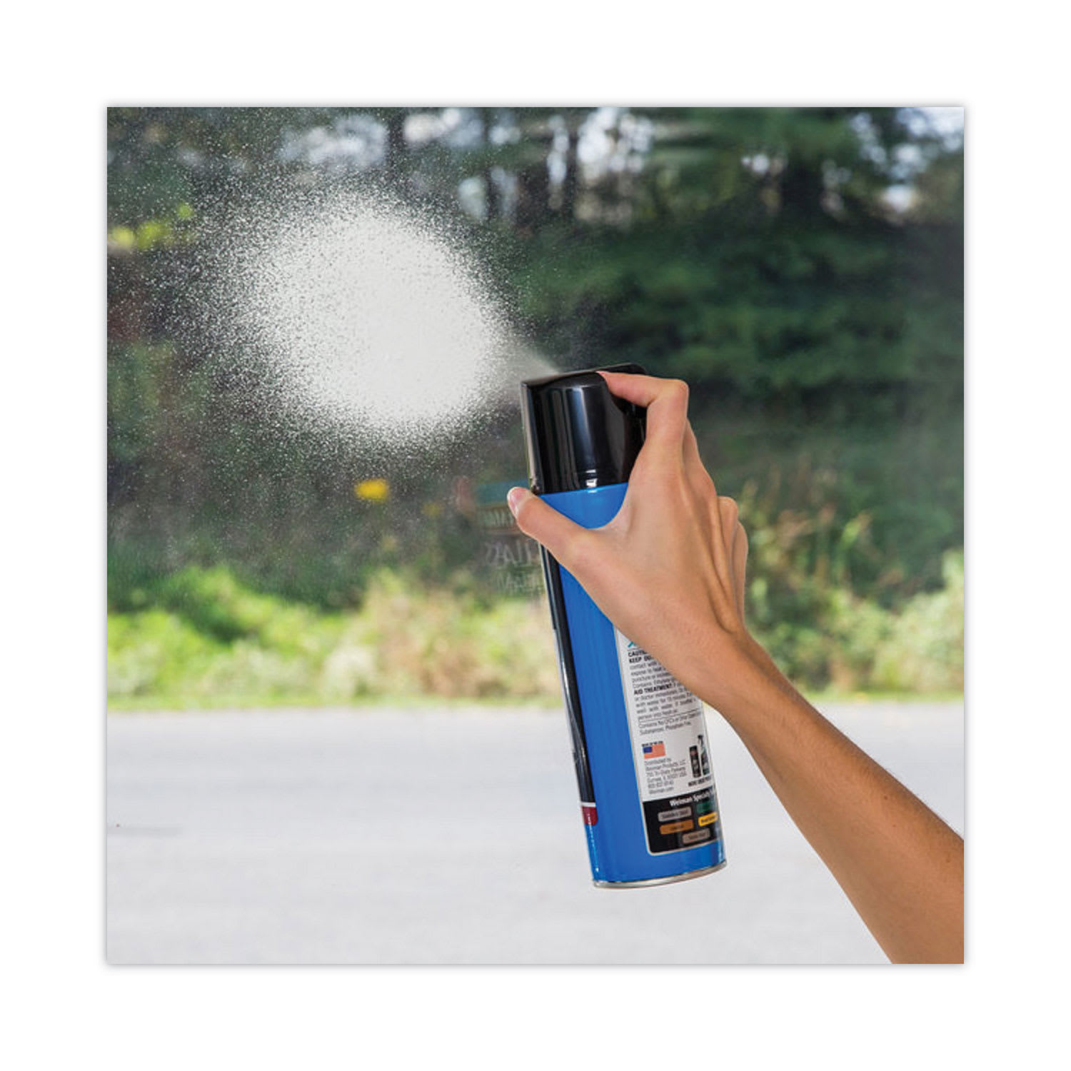 WEIMAN Foaming Glass Cleaner, 19 oz Aerosol Spray Can, 6/Carton - Image 5