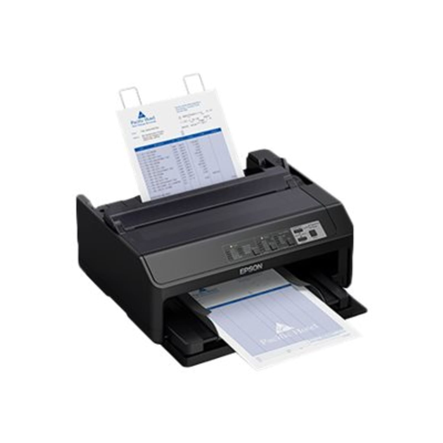 Epson LQ 590II NT - Printer - B/W - dot-matrix - 10 in (width), - 24 pin - up to 584 char/sec - parallel, USB 2.0, LAN, serial - Image 4