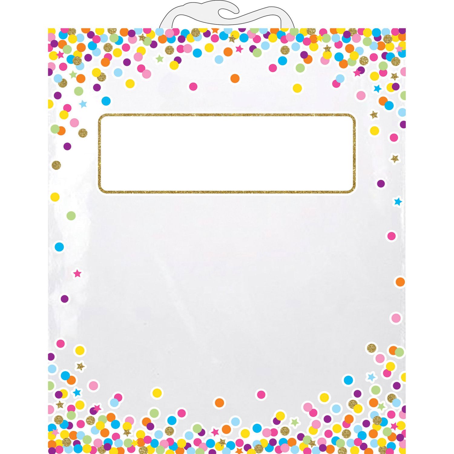 Ashley Productions Hanging Storage Bags, 11in x 16in, Confetti, Pack Of 12 Bags - Image 3