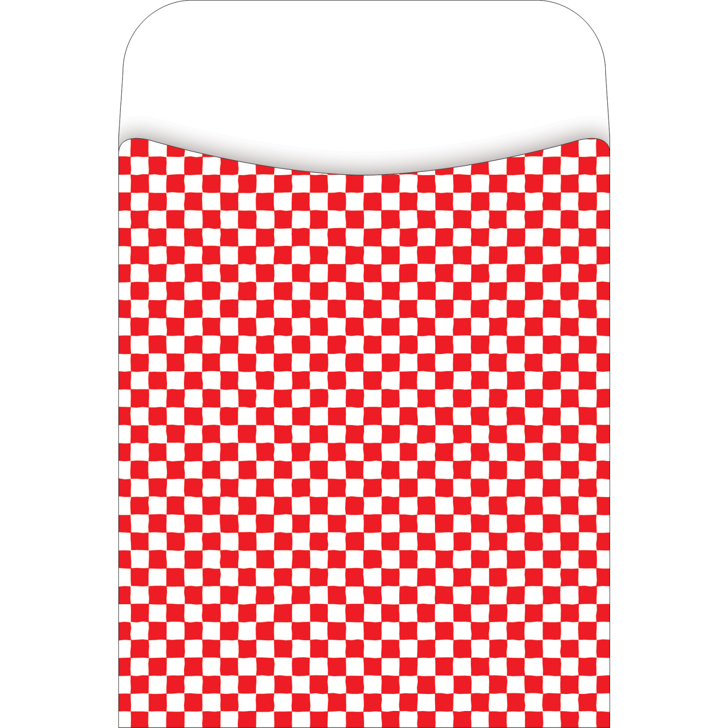 Barker Creek Peel & Stick Library Pockets, 3-1/2in x 5-1/8in, Peace & Checks, Set Of 90 Pockets - Image 3