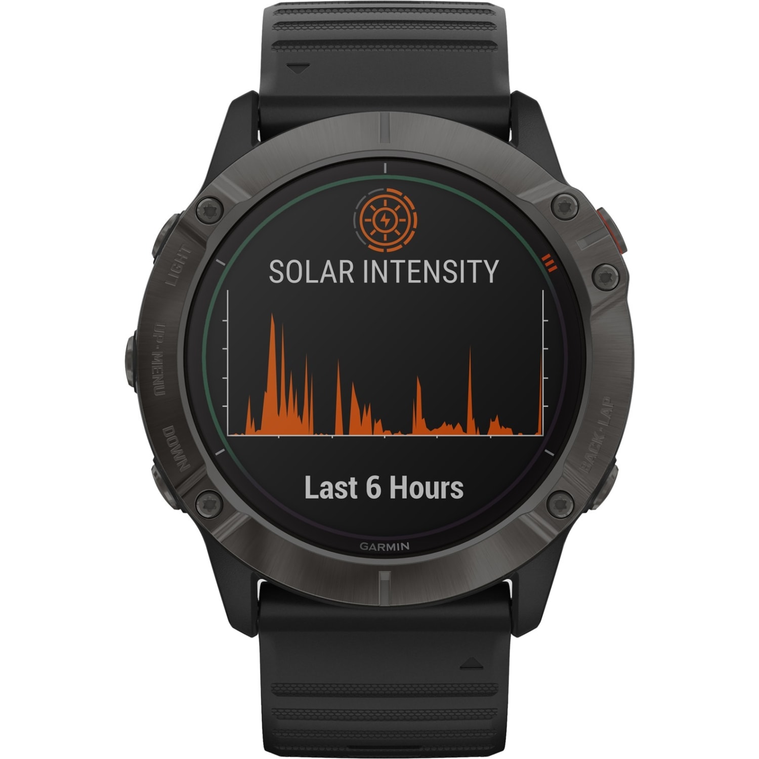 Garmin fenix 6X Solar GPS Watch, Gray/Black - Image 3