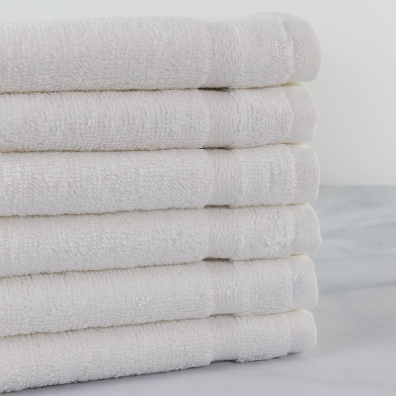1888 Mills Crown Touch Cotton Washcloths, 13inx 13in, White, Case of 300 - Image 3