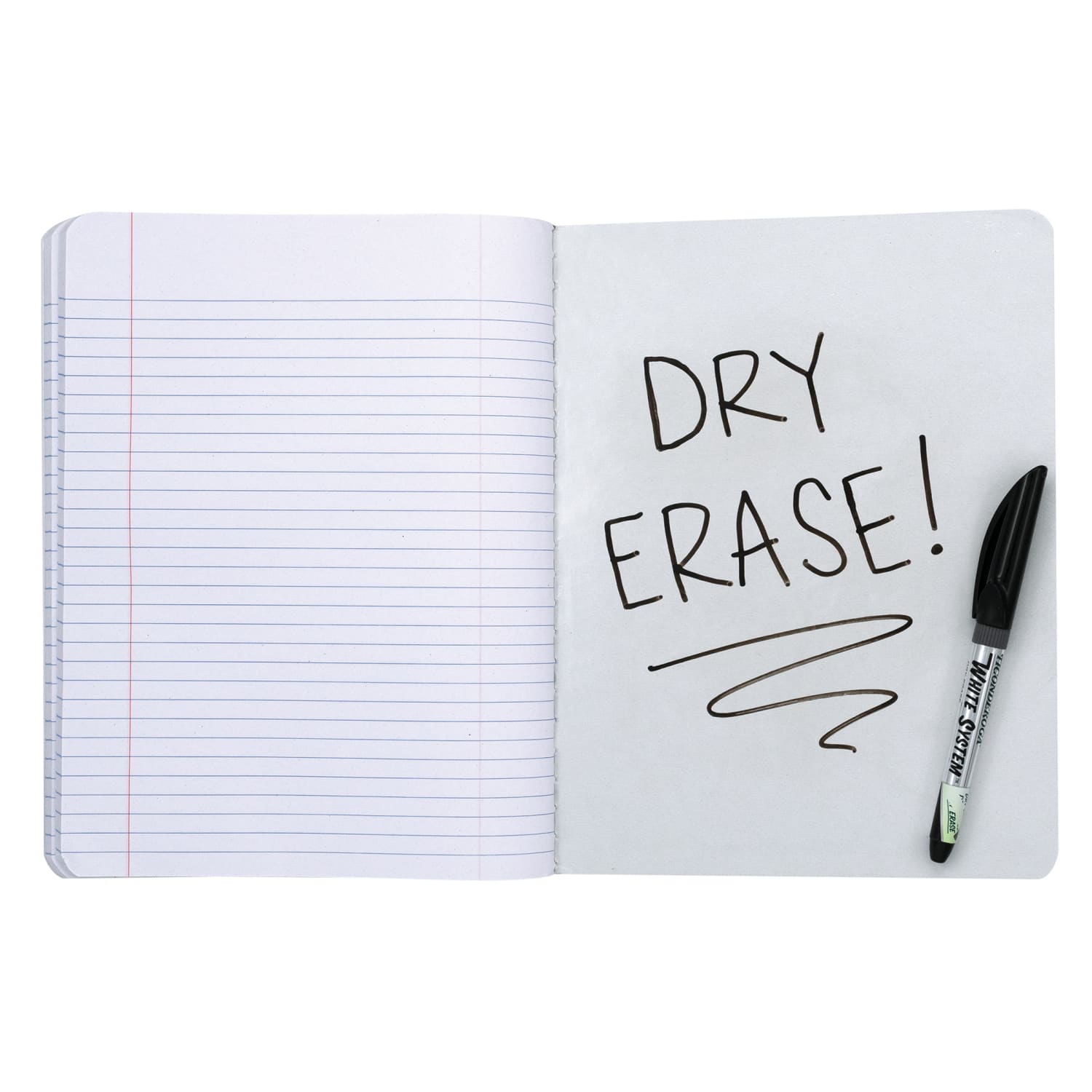Pacon Composition Books With Dry Erase Surfaces, 9-3/4in x 7-1/2in, Black Marble, 100 Sheets/200 Pages, Pack Of 6 Books - Image 3
