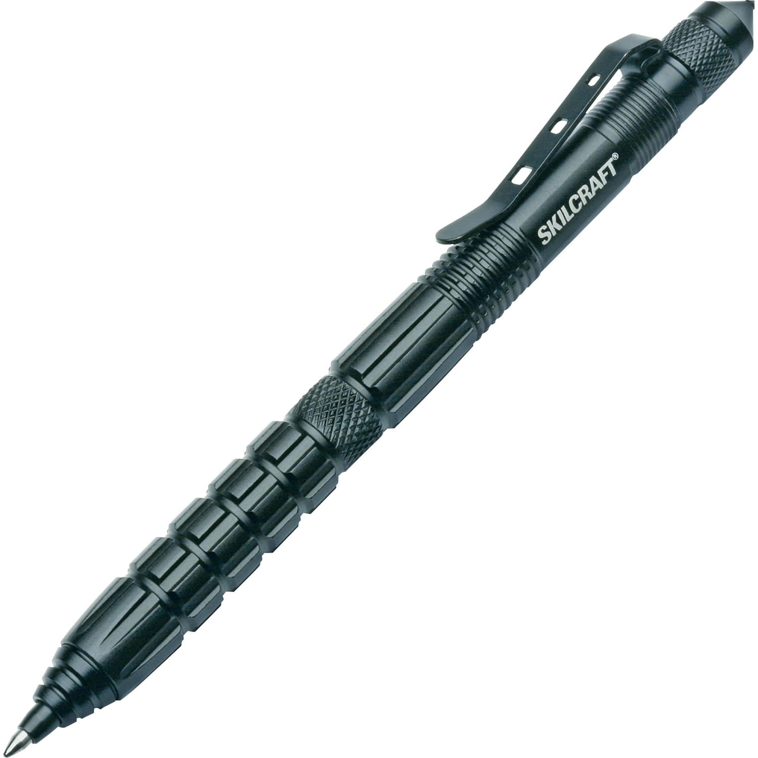 Defender TAC Press-Tip Pen, Ball Point, 1.0 mm, Black Barrel, Black Ink - Image 5