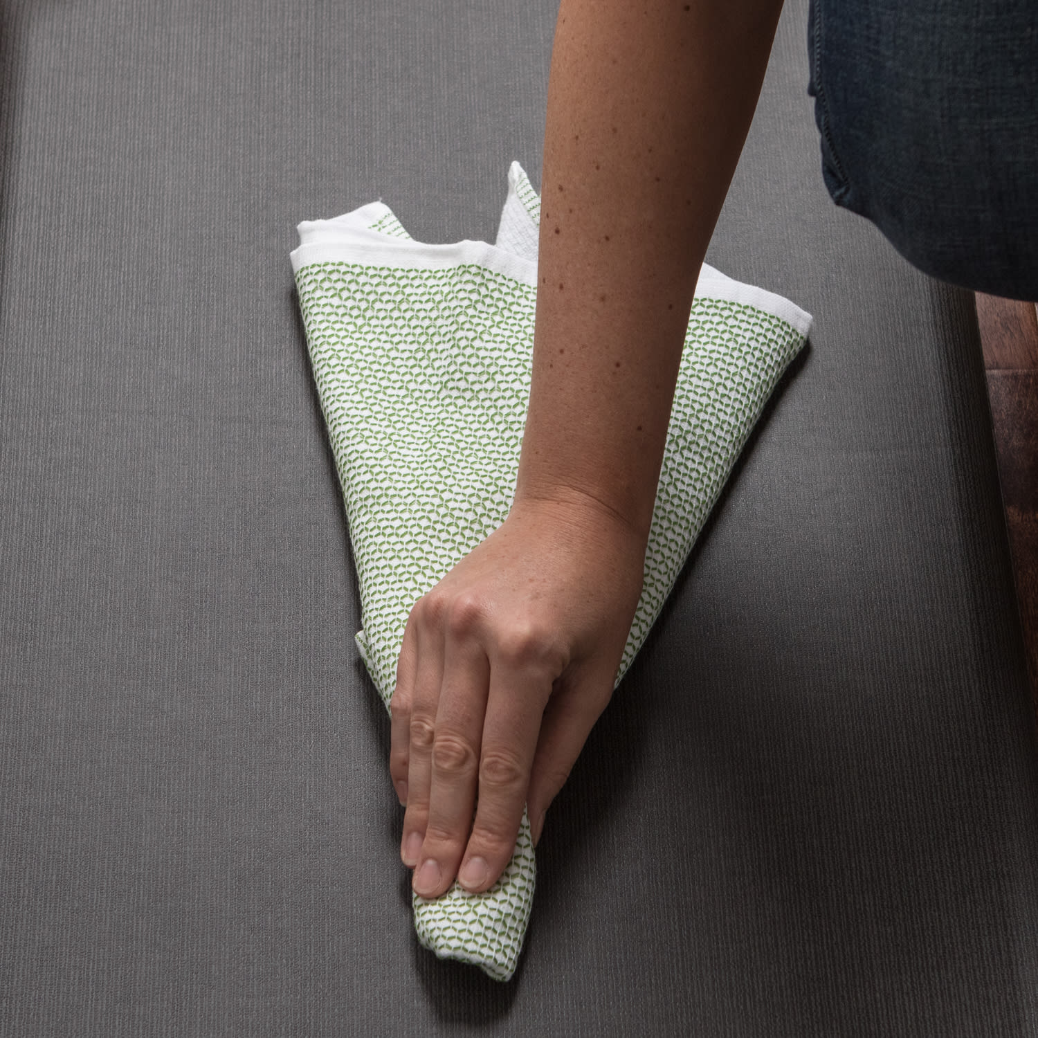 GelPro NewLife Designer Comfort Grasscloth Anti-Fatigue Floor Mat, 20in x 48in, Charcoal - Image 4