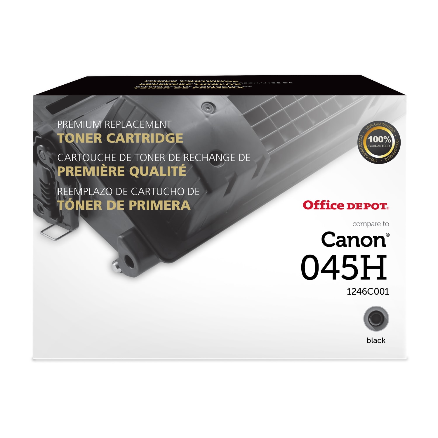 Office Depot Remanufactured Black High Yield Toner Cartridge Replacement For Canon 045H, OD045HB