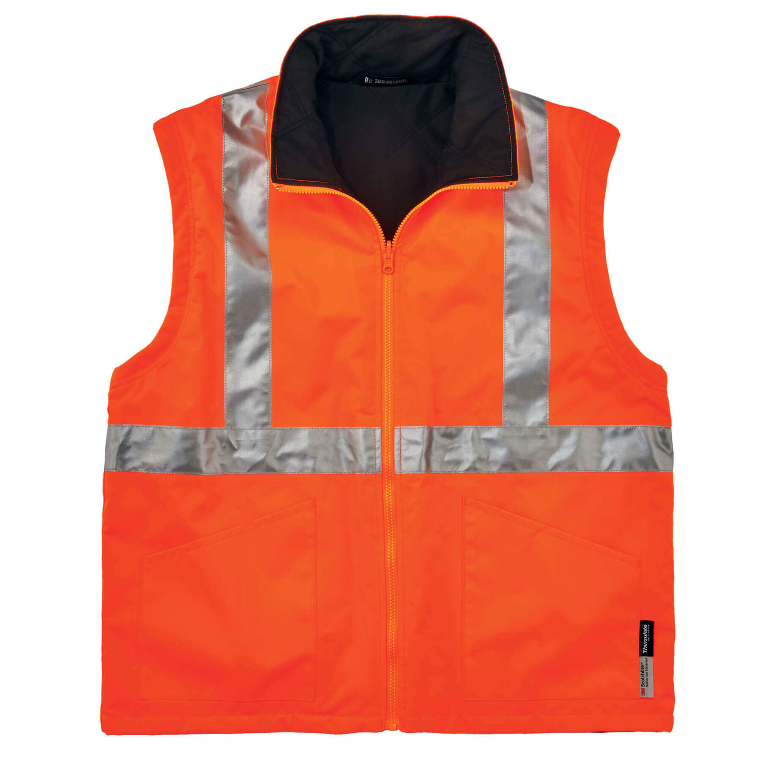 Ergodyne GloWear 8385 Type R Class 3 High-Visibility 4-In-1 Jacket, Medium, Orange - Image 4
