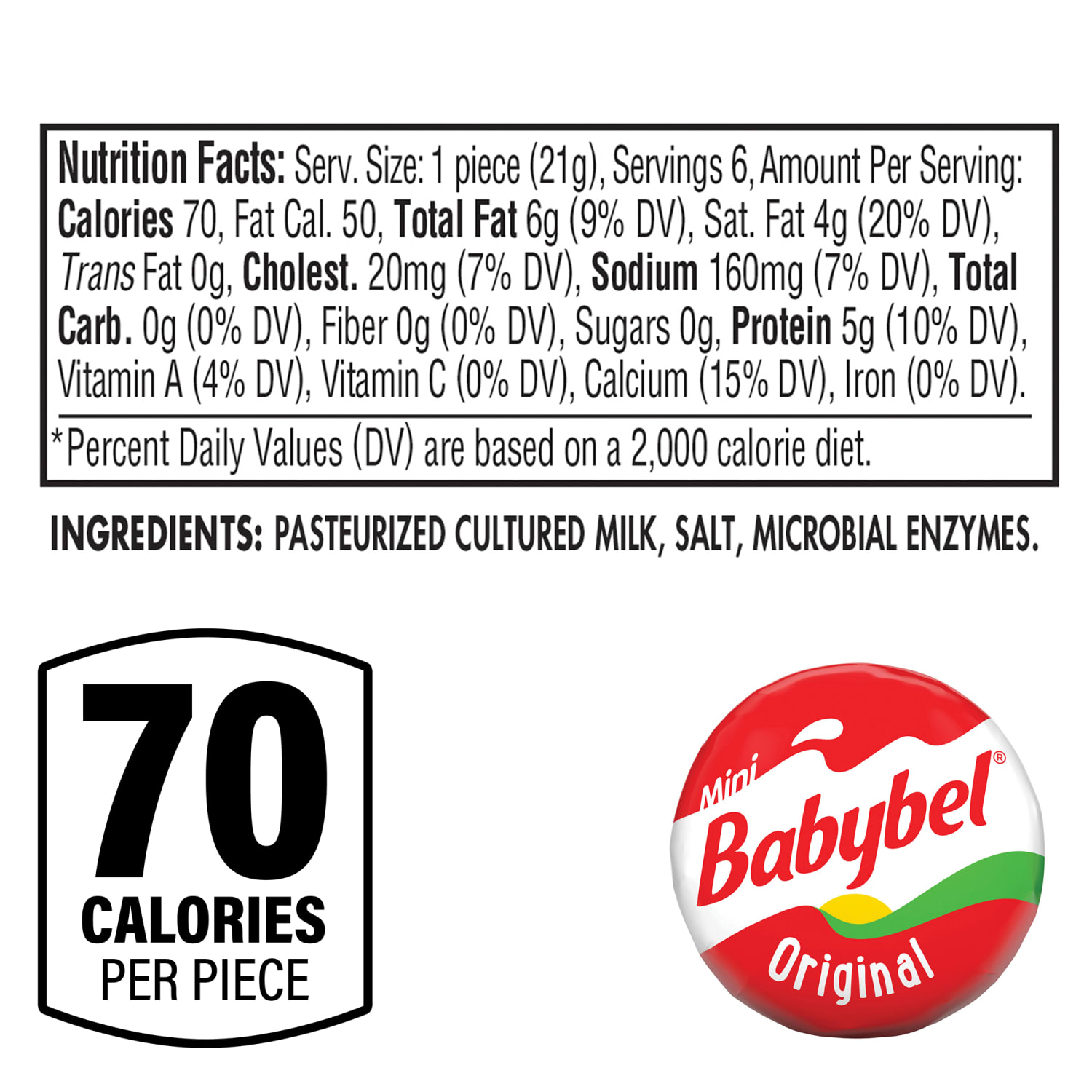 Babybel Mini Variety Cheese Wheels, 1 Oz, 6 Wheels Per Pack, Case Of 5 Packs - Image 3