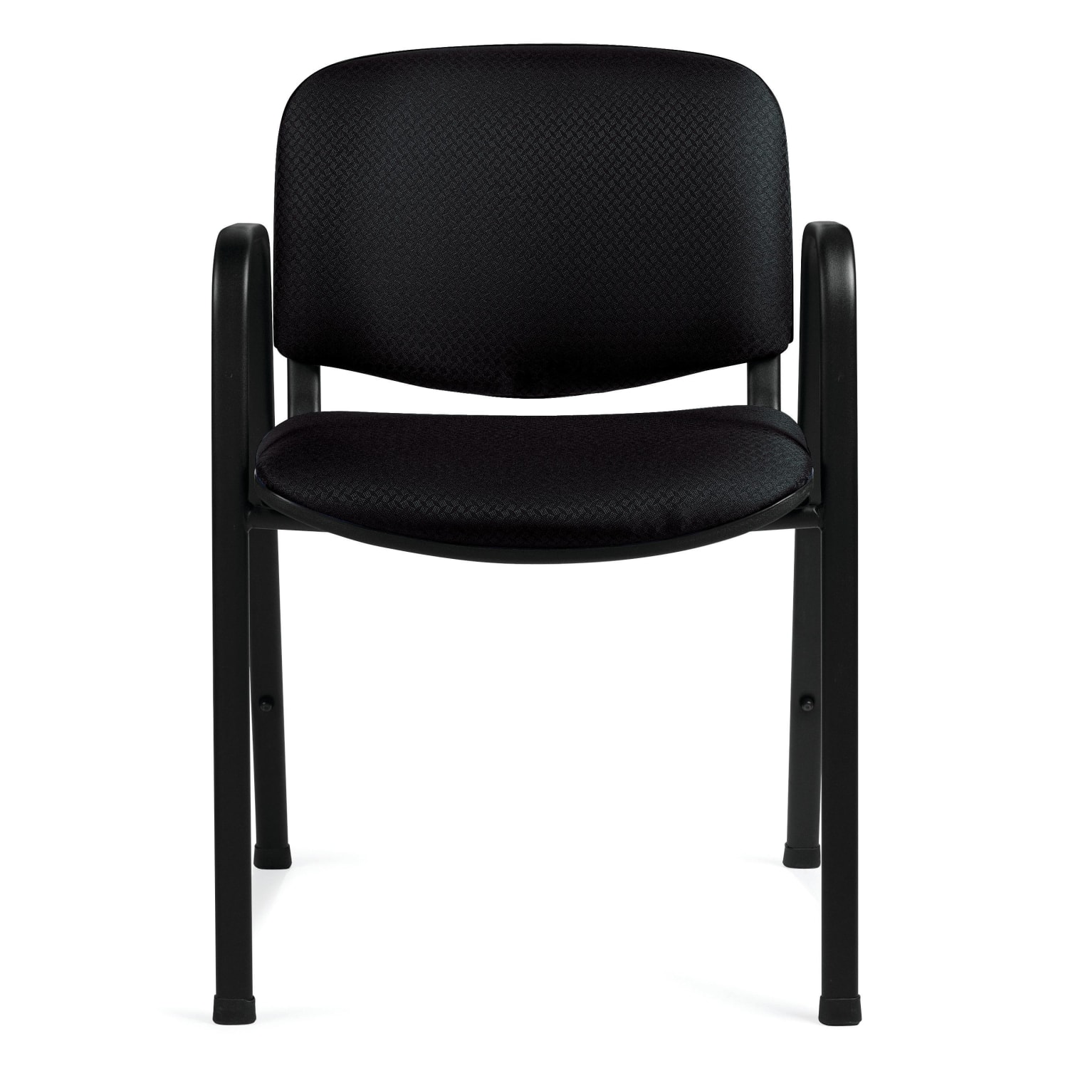 Offices To Go Stackable Chair 30 12inH x 23inW x 21 12inD Black Pack Of 2 PopularChairscom