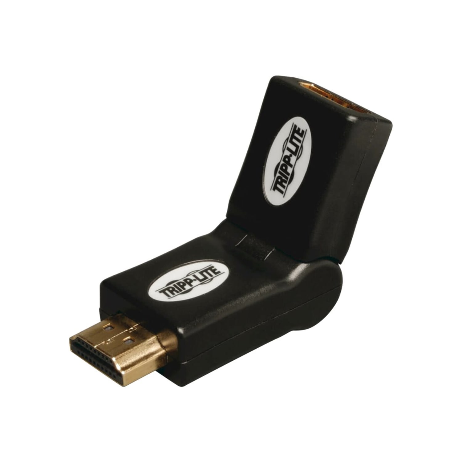 Tripp Lite HDMI Male to Female Swivel Adapter Up / Down Angled Connector M/F - HDMI adapter - HDMI male to HDMI female - black - Image 3