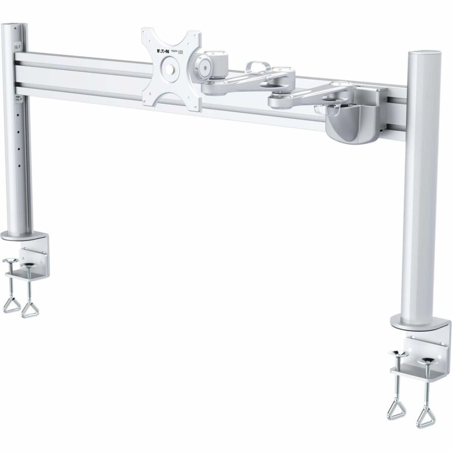 Eaton Tripp Lite Series Slat Rail for Slat Wall System, 40 in. (102 cm), TAA - Height Adjustable - 32? Screen Support - 33 lb Load Capacity - Aluminum - Image 3