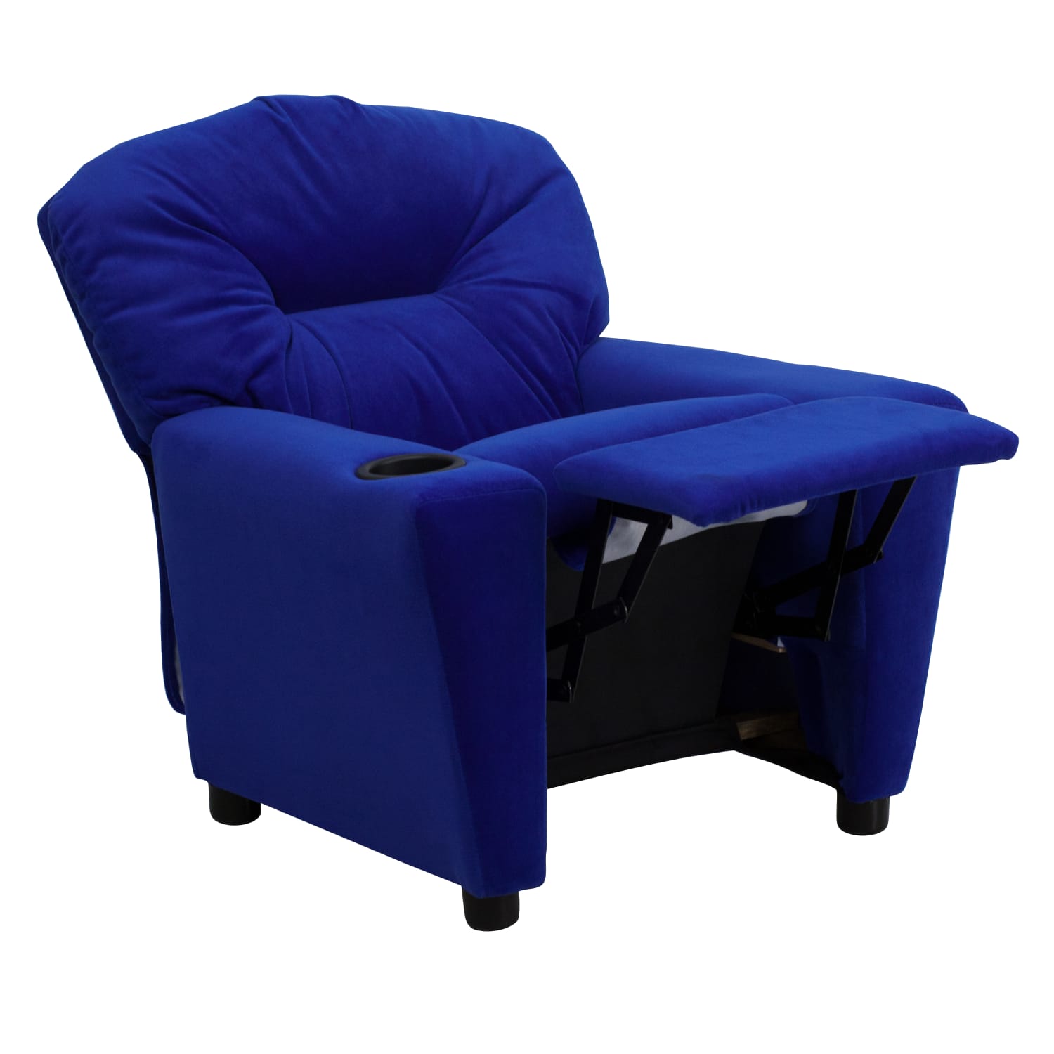 Flash Furniture Contemporary Kids Microfiber Recliner Accent Chair With Cup Holder Blue PopularChairscom Flash Furniture Contemporary Kids Microfiber Recliner Accent Chair With Cup Holder Blue PopularChairscom