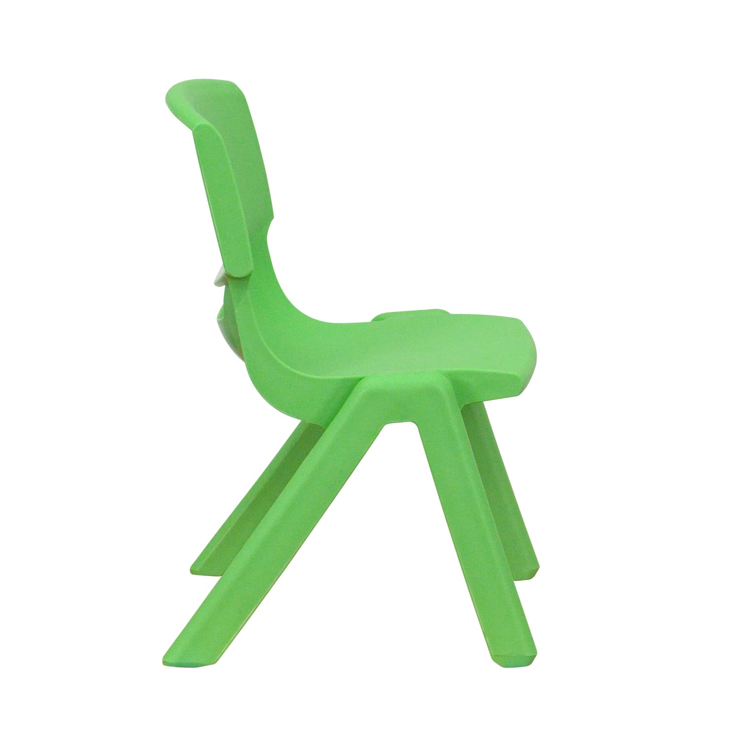 Flash Furniture Plastic Stackable School Chairs With 10 12in Seat Height Green Set Of 2 Chairs PopularChairscom