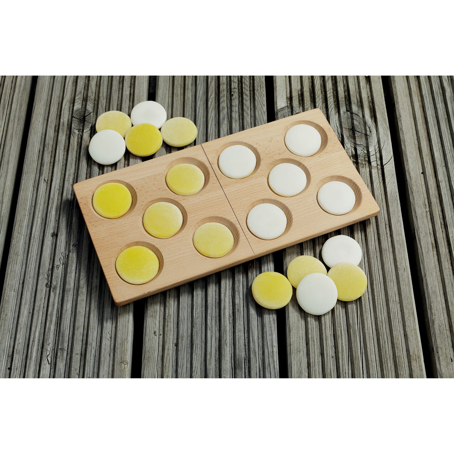 Yellow Door 10-Frame Domino Tray, Brown, Pre-K To 1st Grade - Image 4
