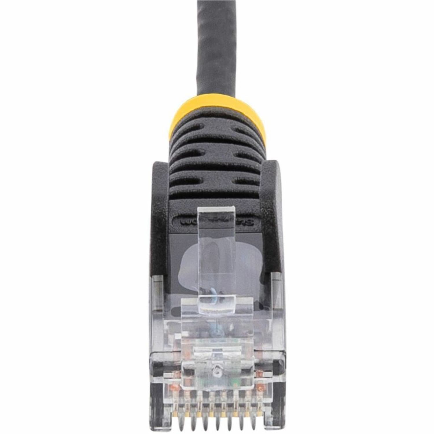 StarTech.com 1ft CAT6 Cable - Slim CAT6 Patch Cord - Black- Snagless RJ45 Connectors - Gigabit Ethernet Cable - 28 AWG - LSZH (N6PAT1BKS) - Image 6