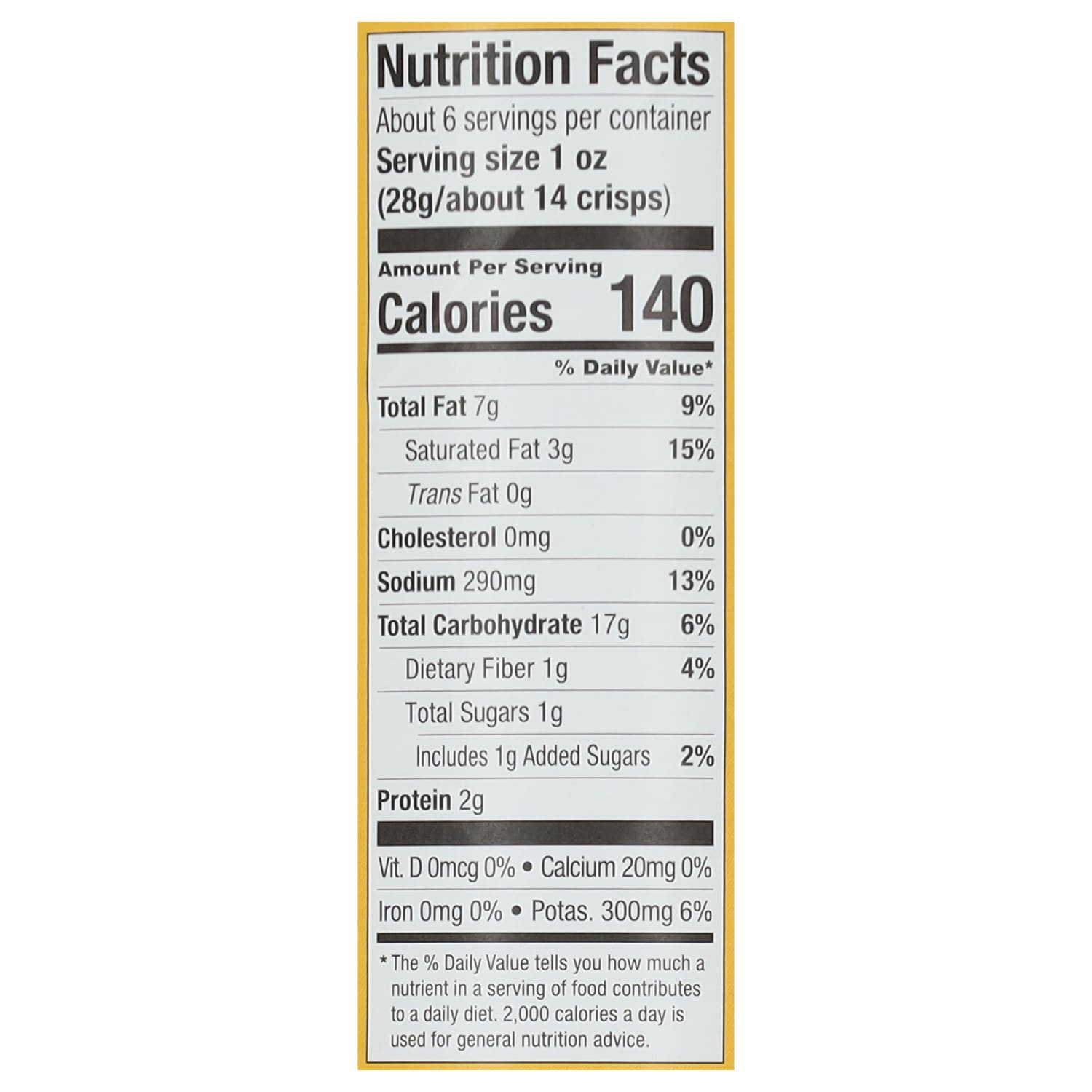 The Good Crisp Company Potato Crisps, Aged White Cheddar, 5.6 Oz, Total Qty 8 - Image 5