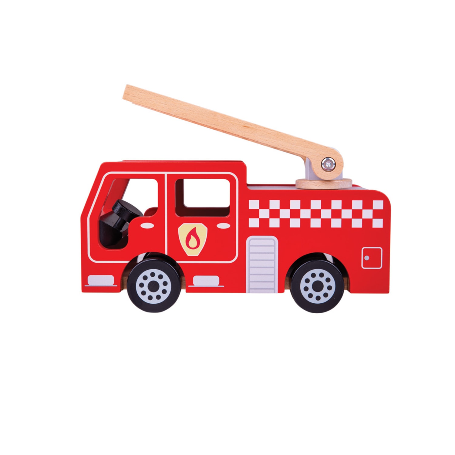 Bigjigs Toys City Fire Engine - Image 4