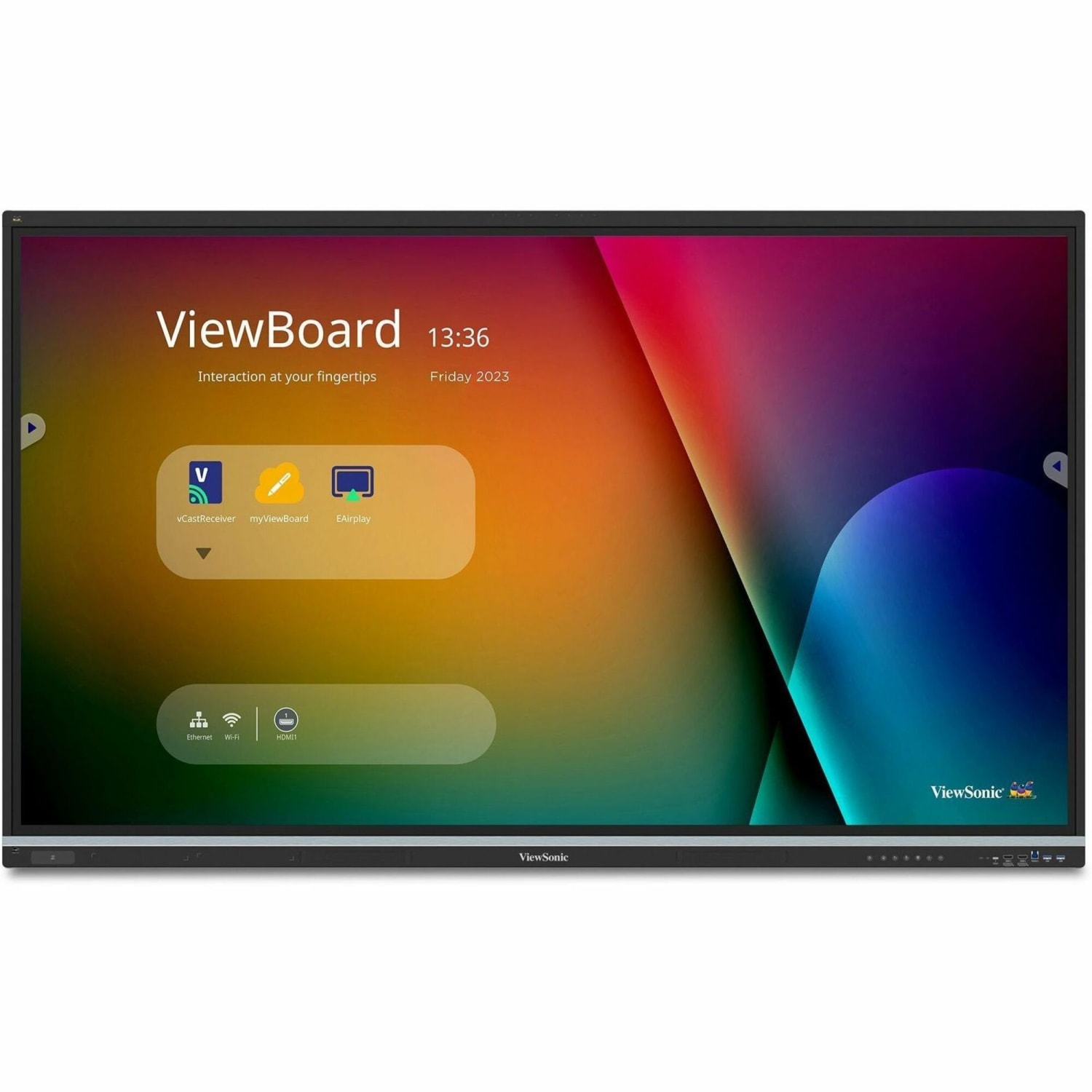 ViewSonic IFP8651 86in 4K ViewBoard Interactive Smart Board with Integrated Education Software, Android 14 - Image 3