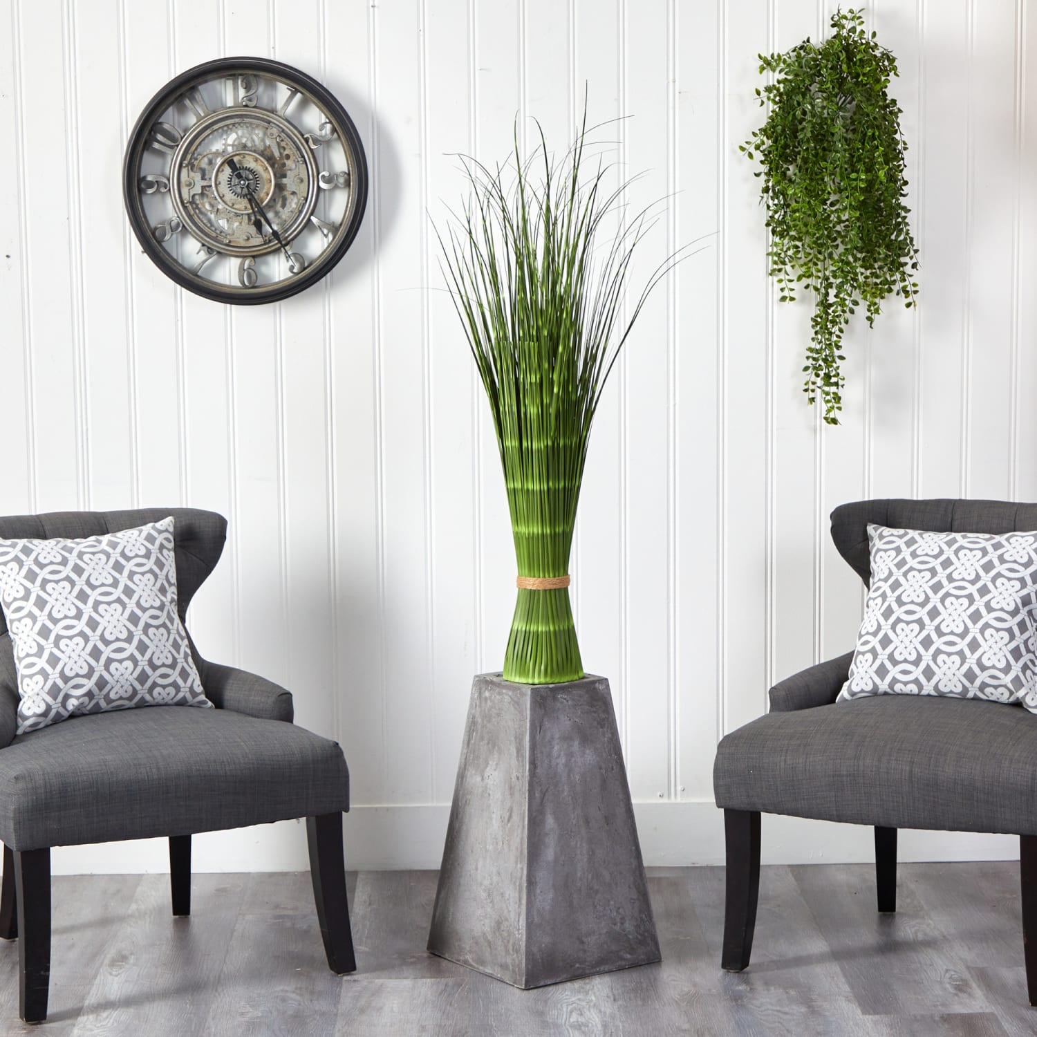 Nearly Natural Onion Grass 40inH Artificial Plant, 40inH x 11inW x 11inD, Green - Image 4