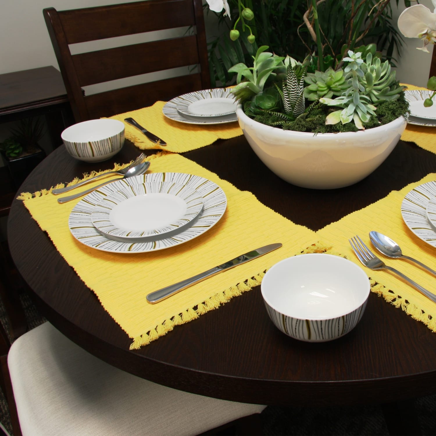 Gibson Home Classic Burst 12-Piece Dinnerware Set, Multicolor - Image 3