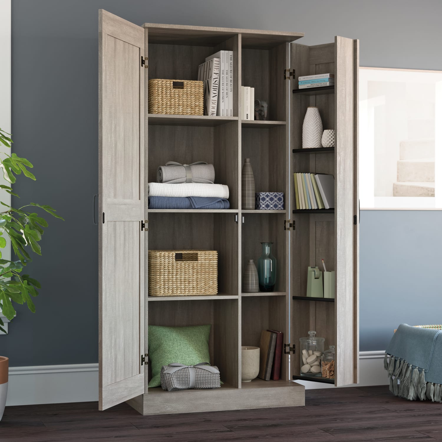 Sauder Select 32inW Storage Cabinet, Spring Maple - Image 3