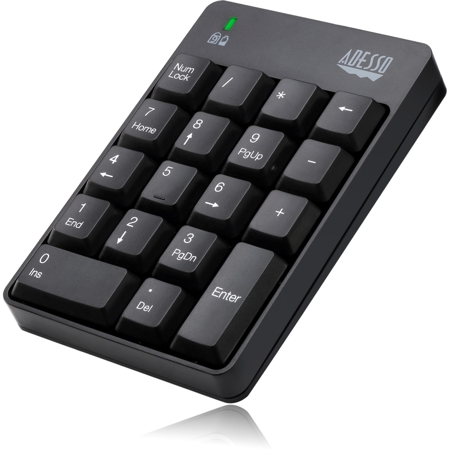 Adesso Wireless Spill Resistant 18-Key Numeric Keypad - Wireless Connectivity - RF - 30 ft - 2.40 GHz - WKB6010UB - Image 5