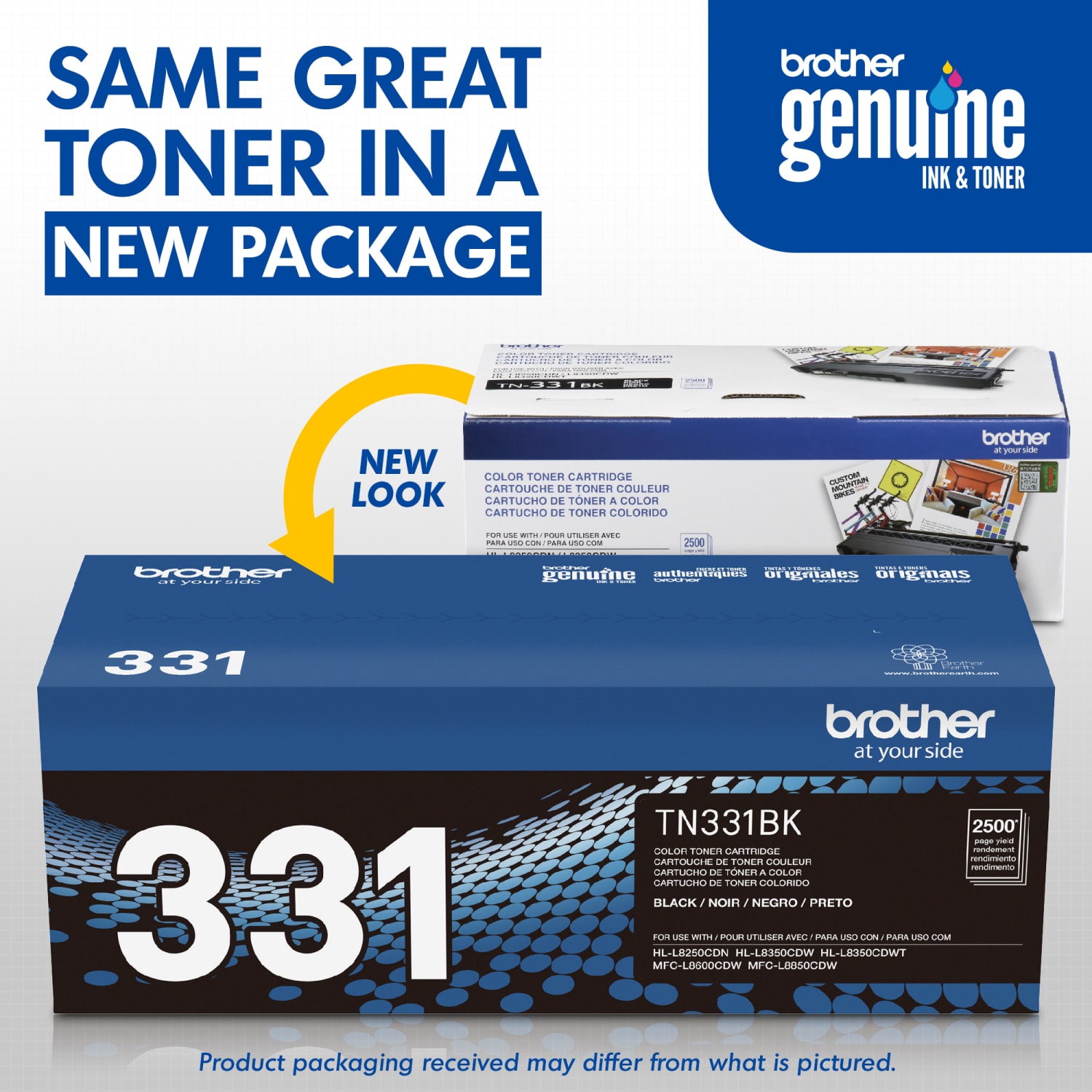 Brother TN-331 Black Toner Cartridge, TN-331BK - Image 4