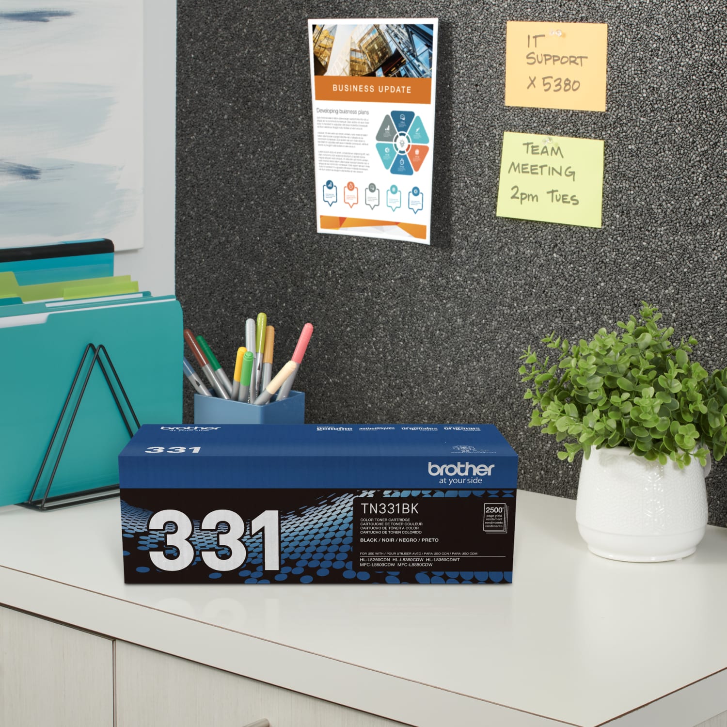 Brother TN-331 Black Toner Cartridge, TN-331BK - Image 5