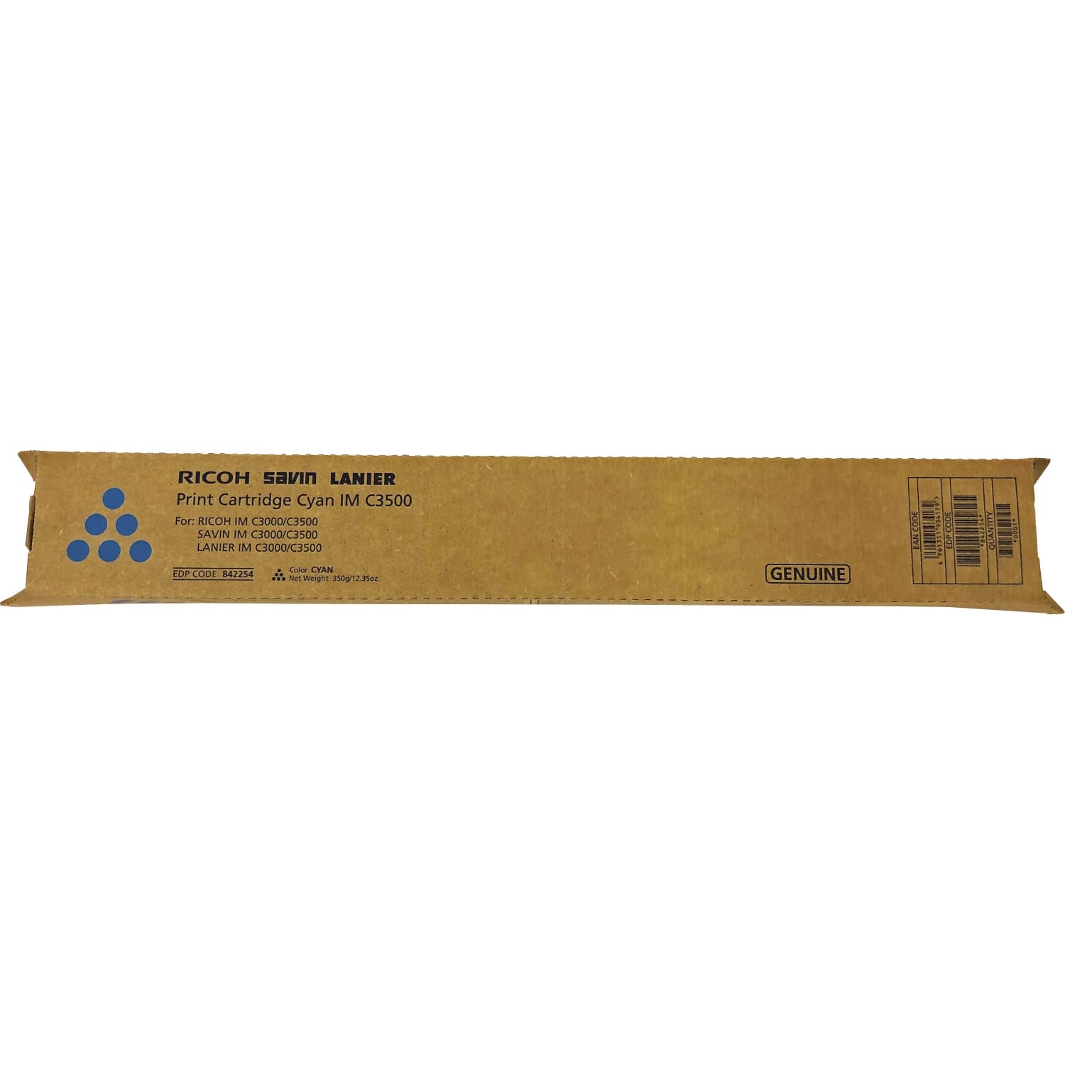 Ricoh - 350 g - cyan - original - toner cartridge - for IM C3500 - Image 3