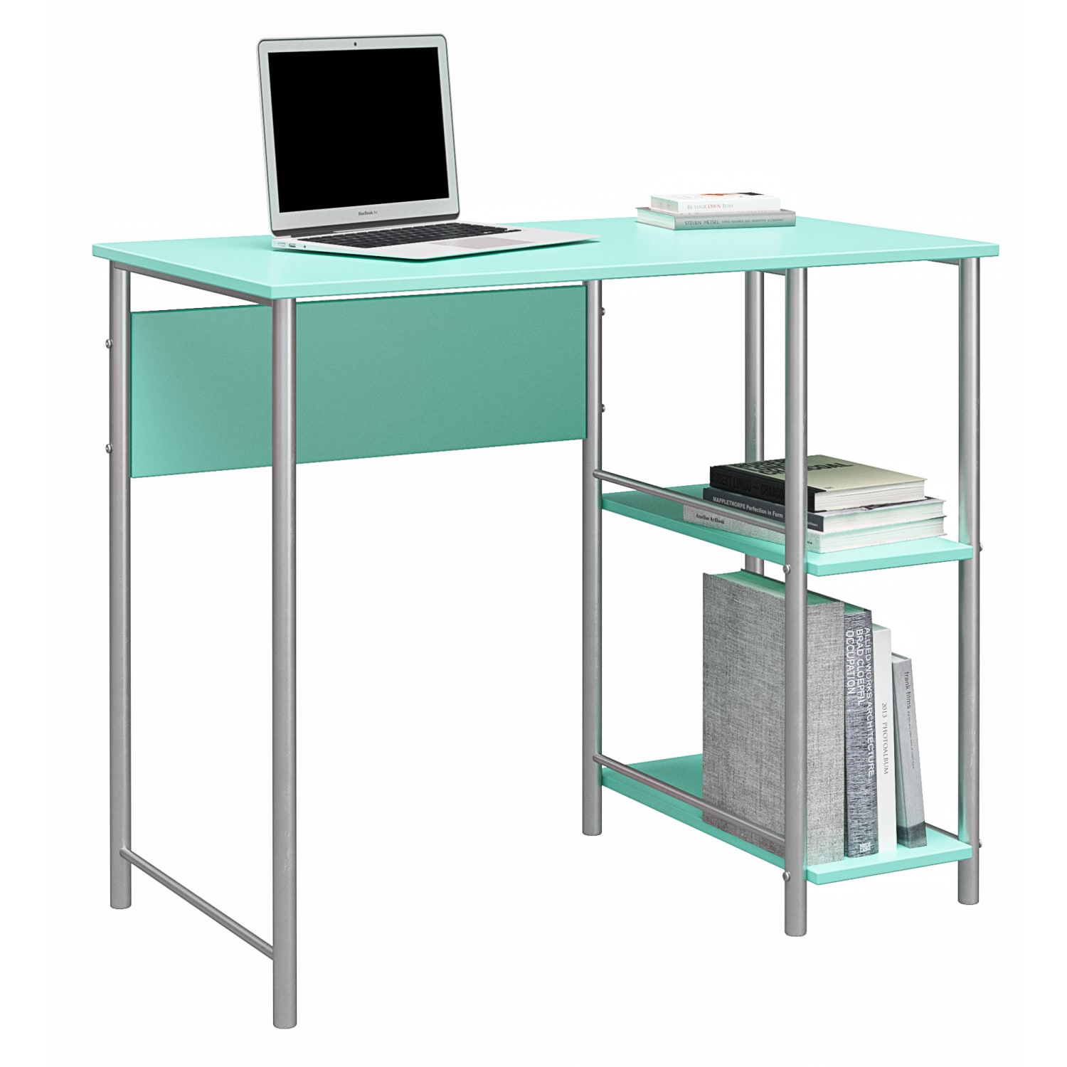 Ameriwood Home Garrett Metal 36inW Student Desk, Green - Image 5
